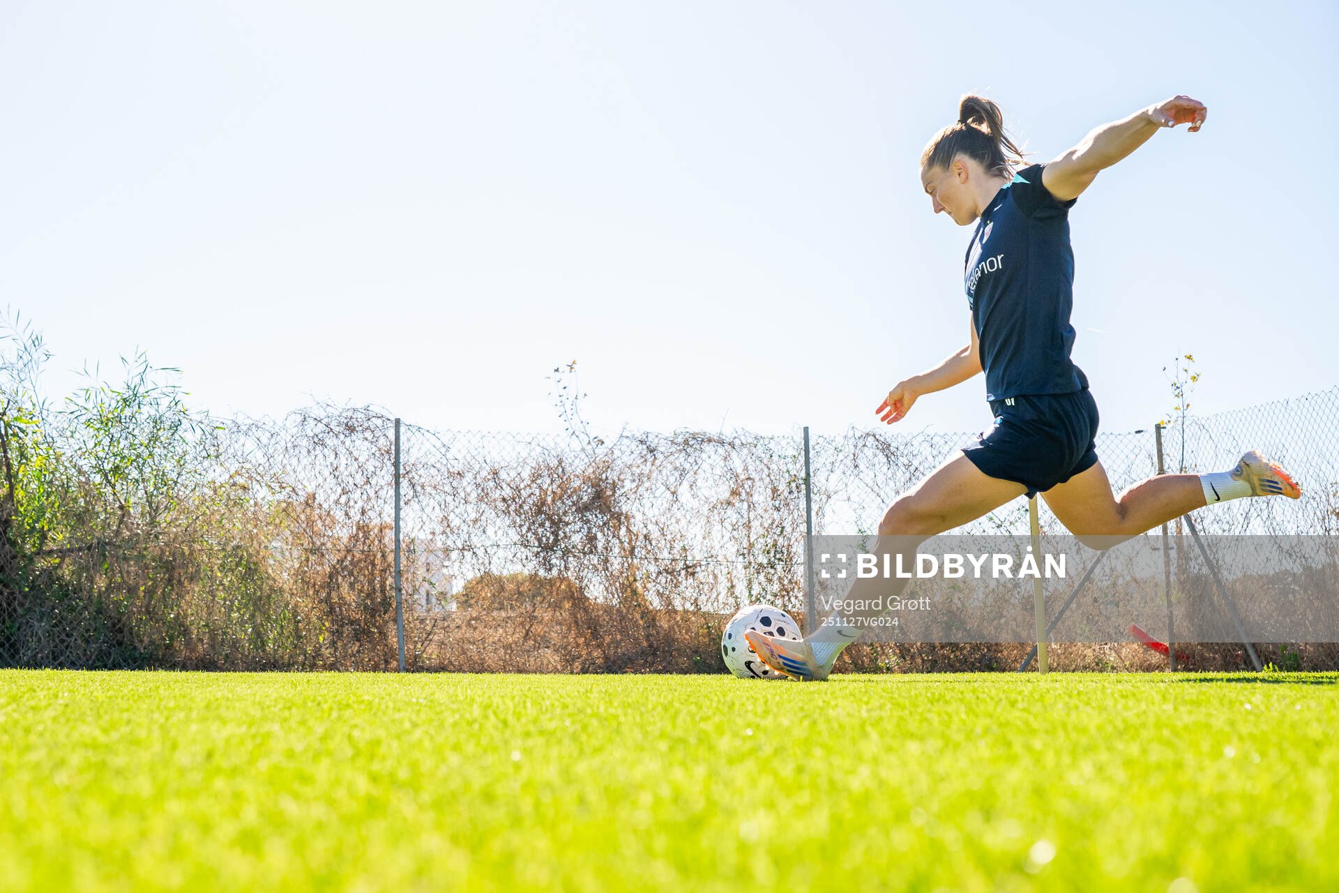 Vilde Bøe Risa of the Norwegian women's national football