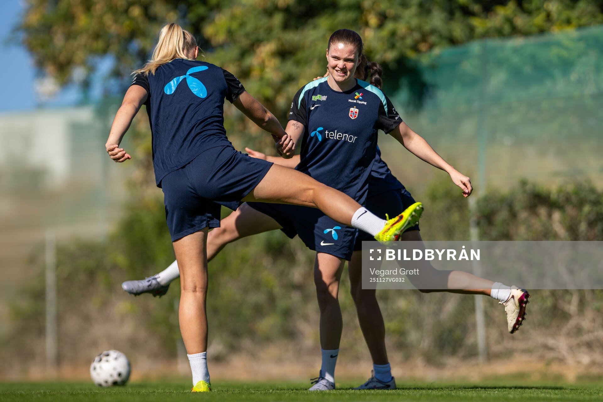 Signe Gaupset of the Norwegian women's national football
