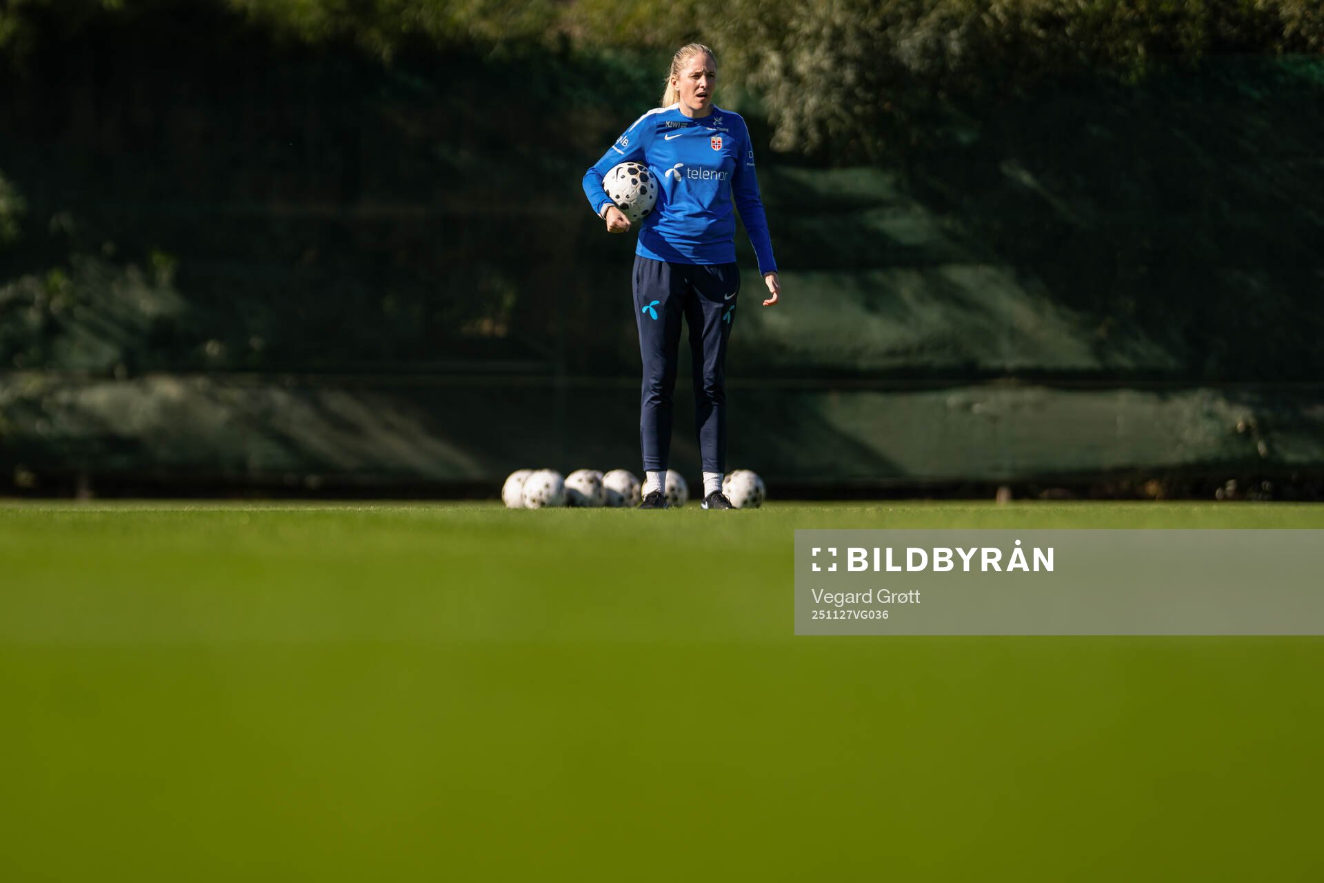 Gemma Grainger, head coach of the Norwegian women's