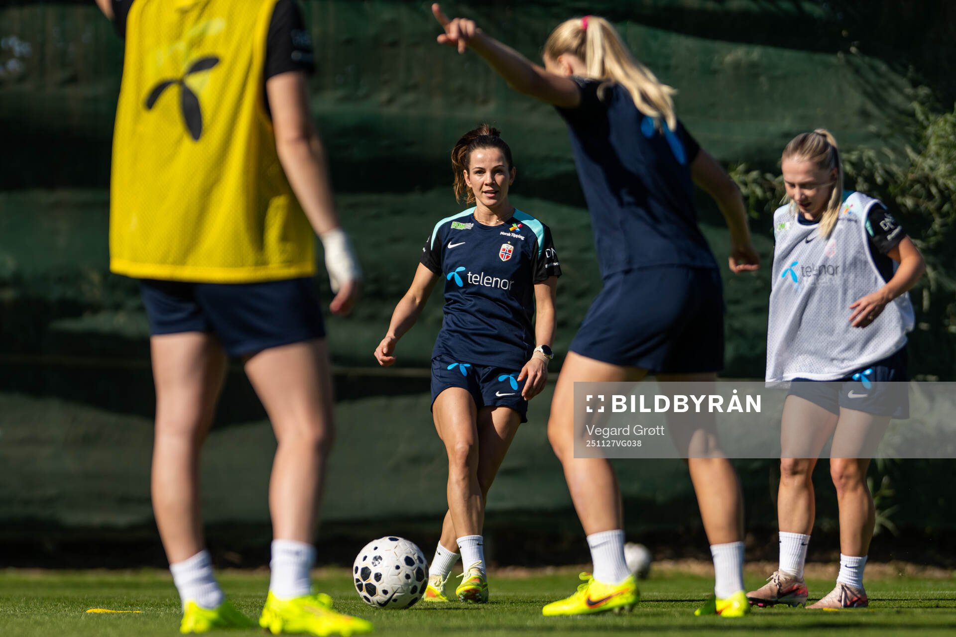 Tuva Hansen of the Norwegian women's national football team