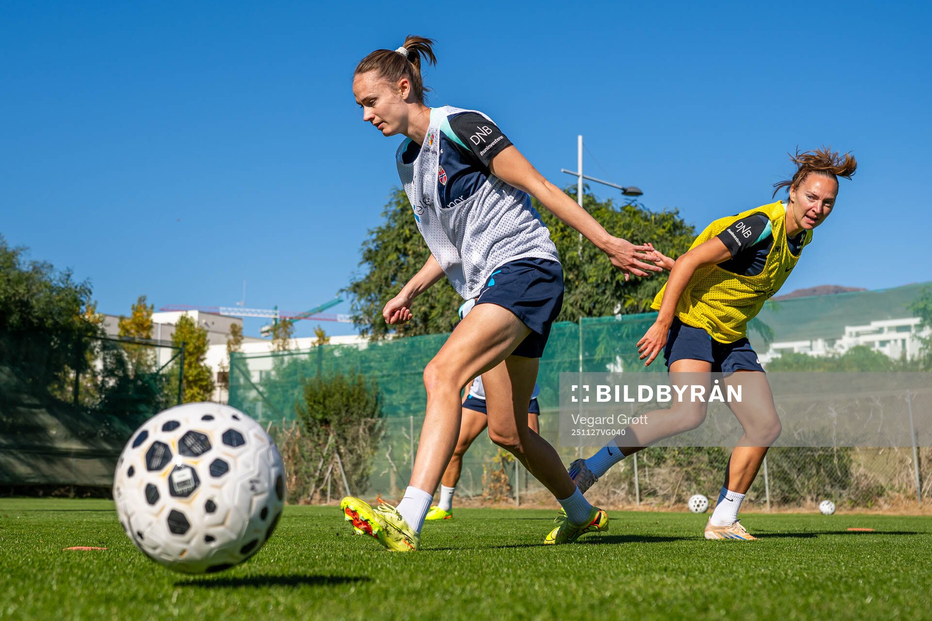 Caroline Graham Hansen and Marit Bratberg Lund of the