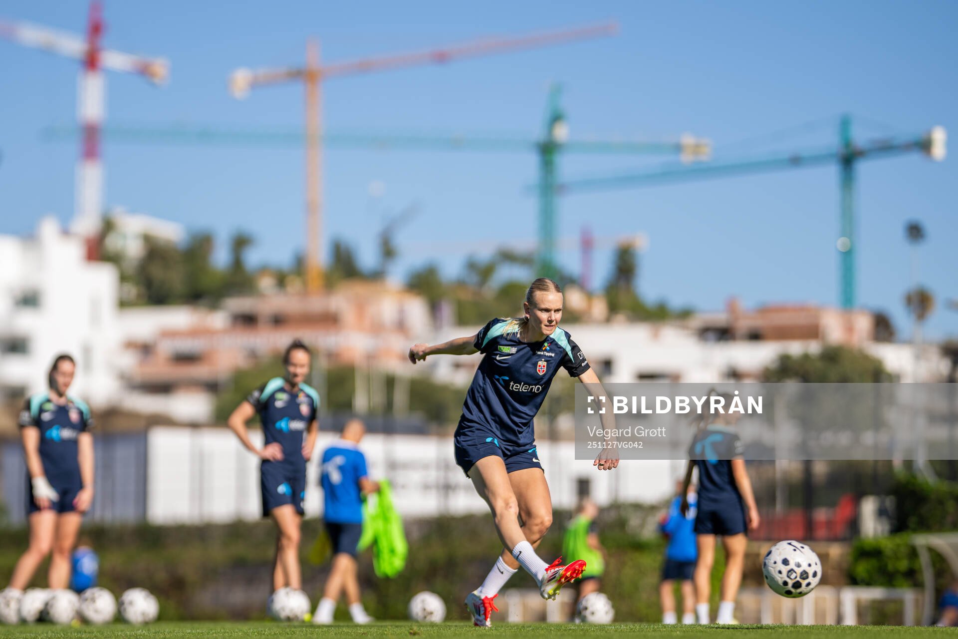 Karina Sævik of the Norwegian women's national football