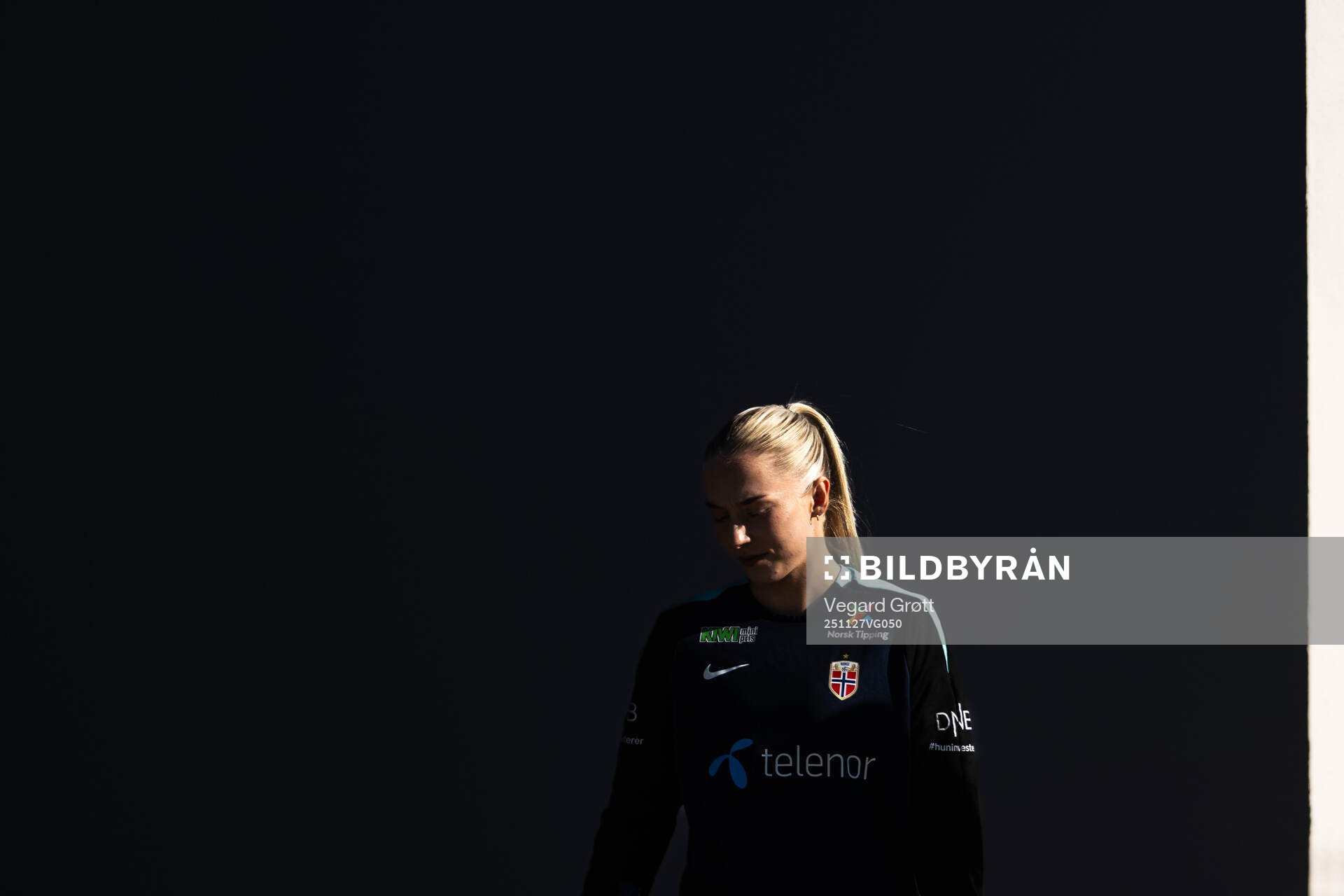 Thea Bjelde of the Norwegian women's national football team