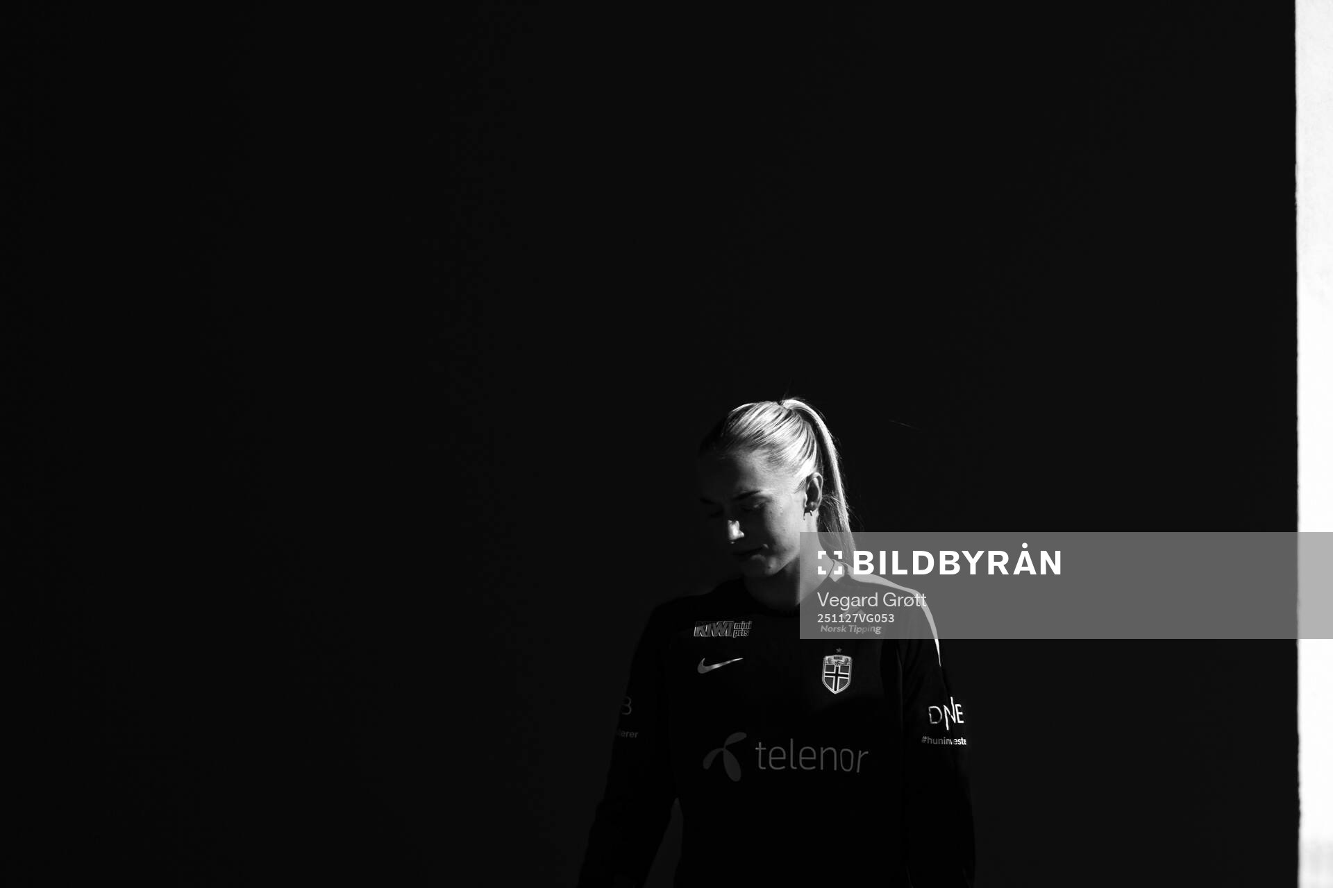 Thea Bjelde of the Norwegian women's national football team