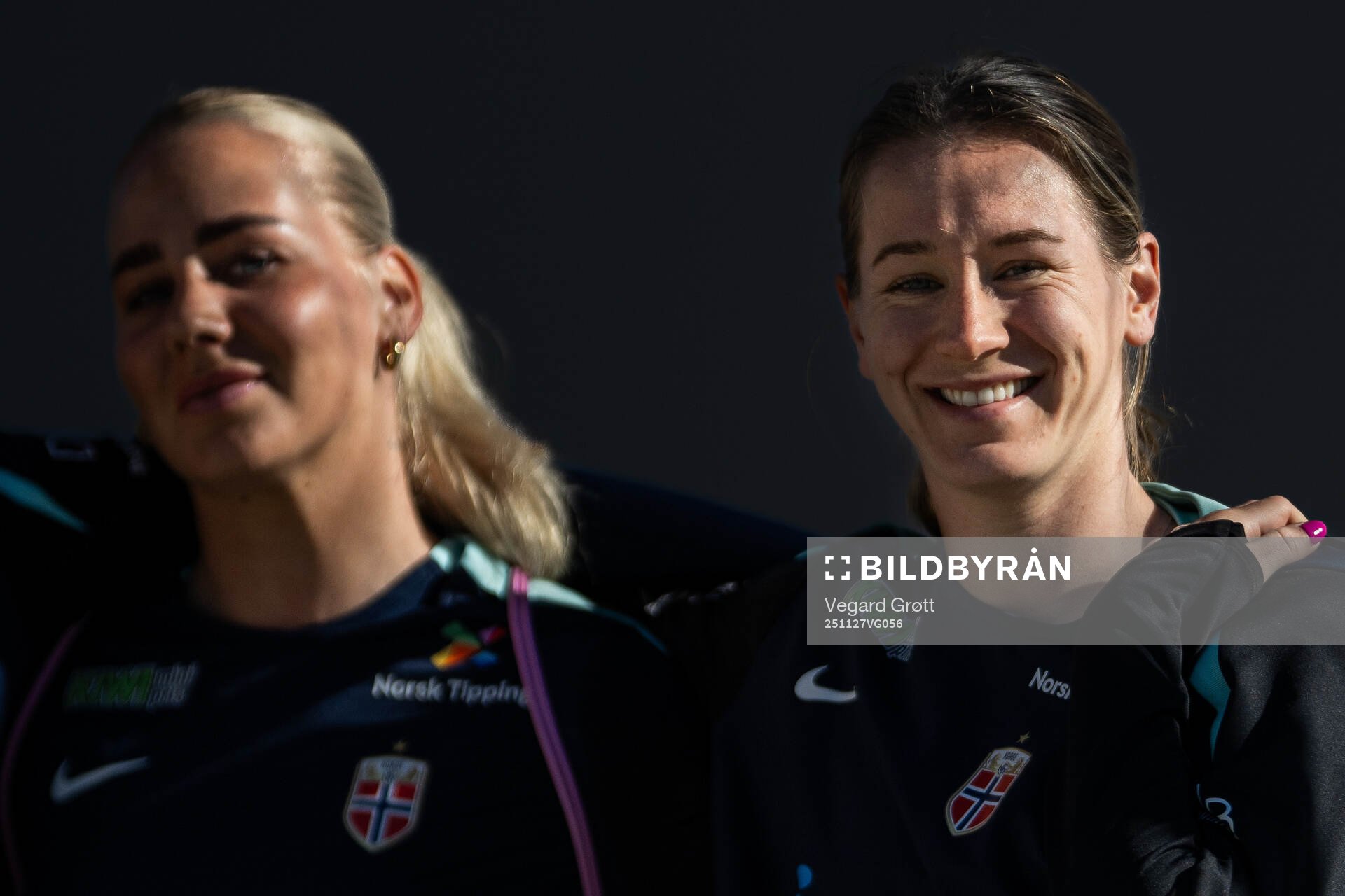 Cathinka Tandberg and Elisabeth Terland of the Norwegian