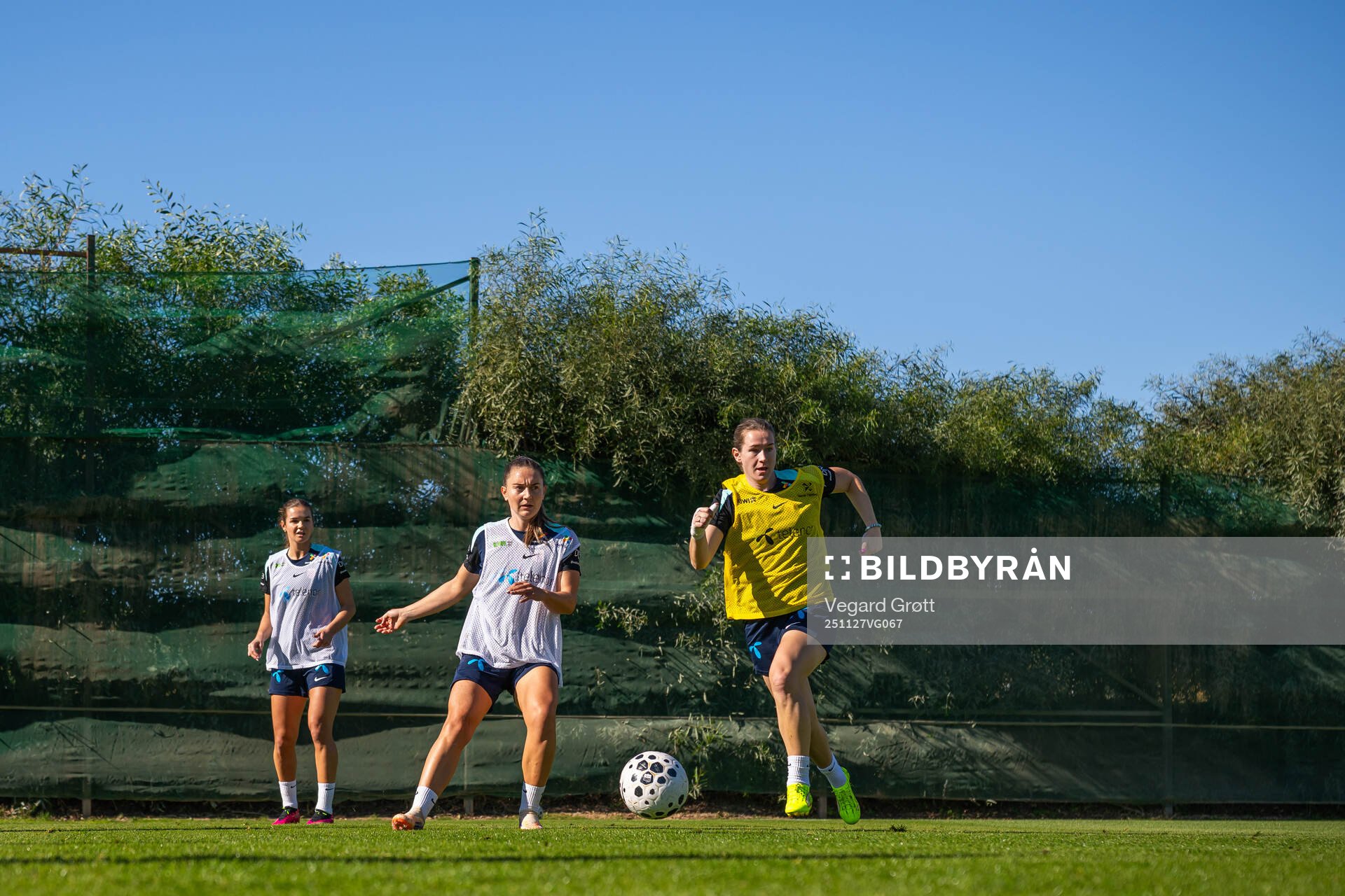 Andrea Norheim, Vilde Bøe Risa and Elisabeth Terland of