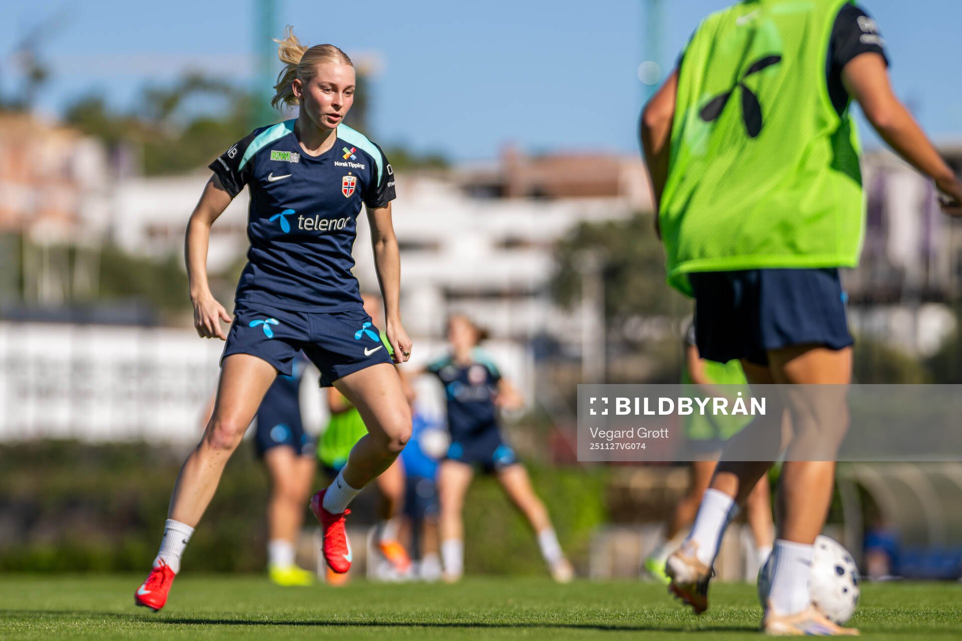 Emilie Joramo of the Norwegian women's national football