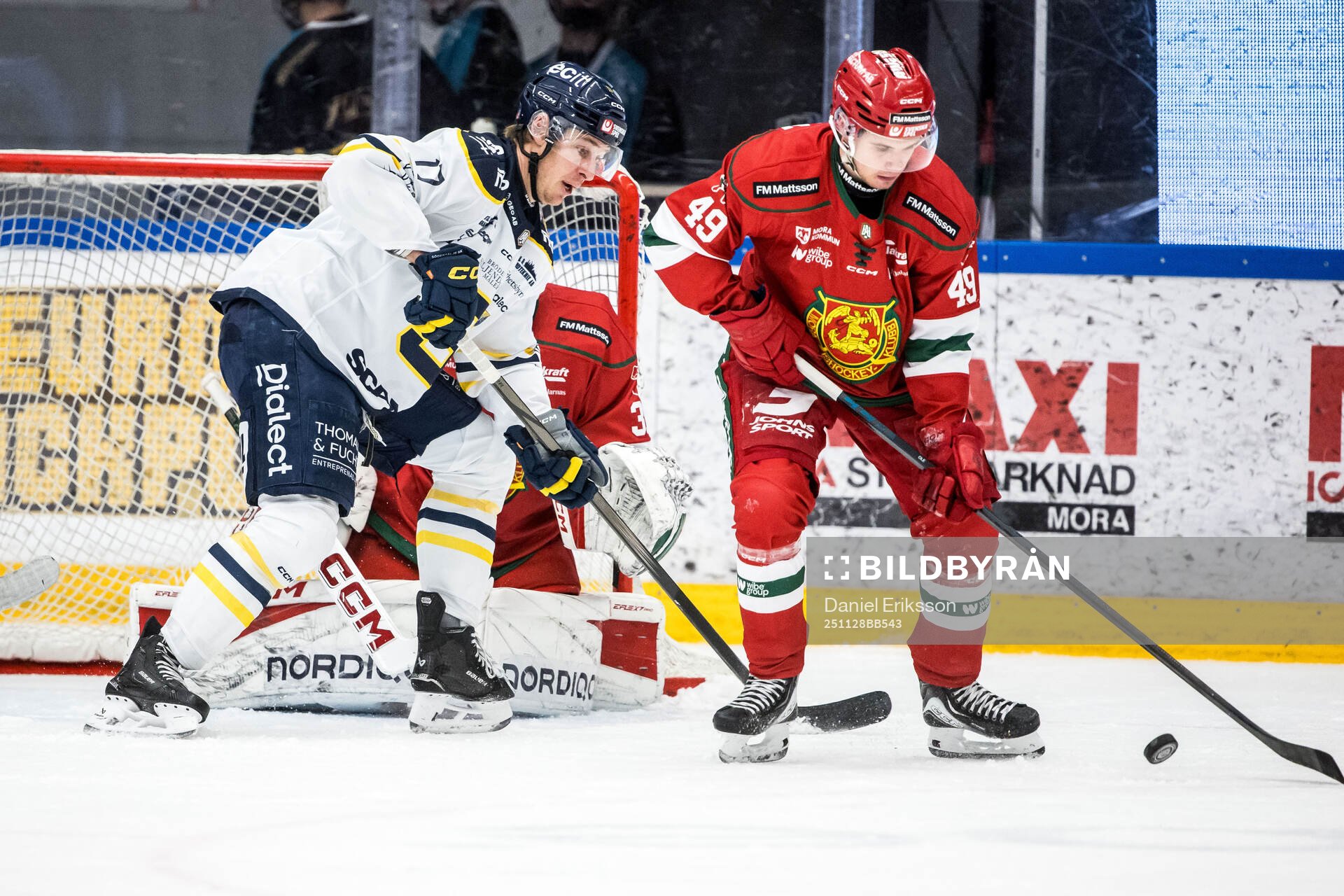 Södertäljes Carter Ashton och Moras Joel Olerot