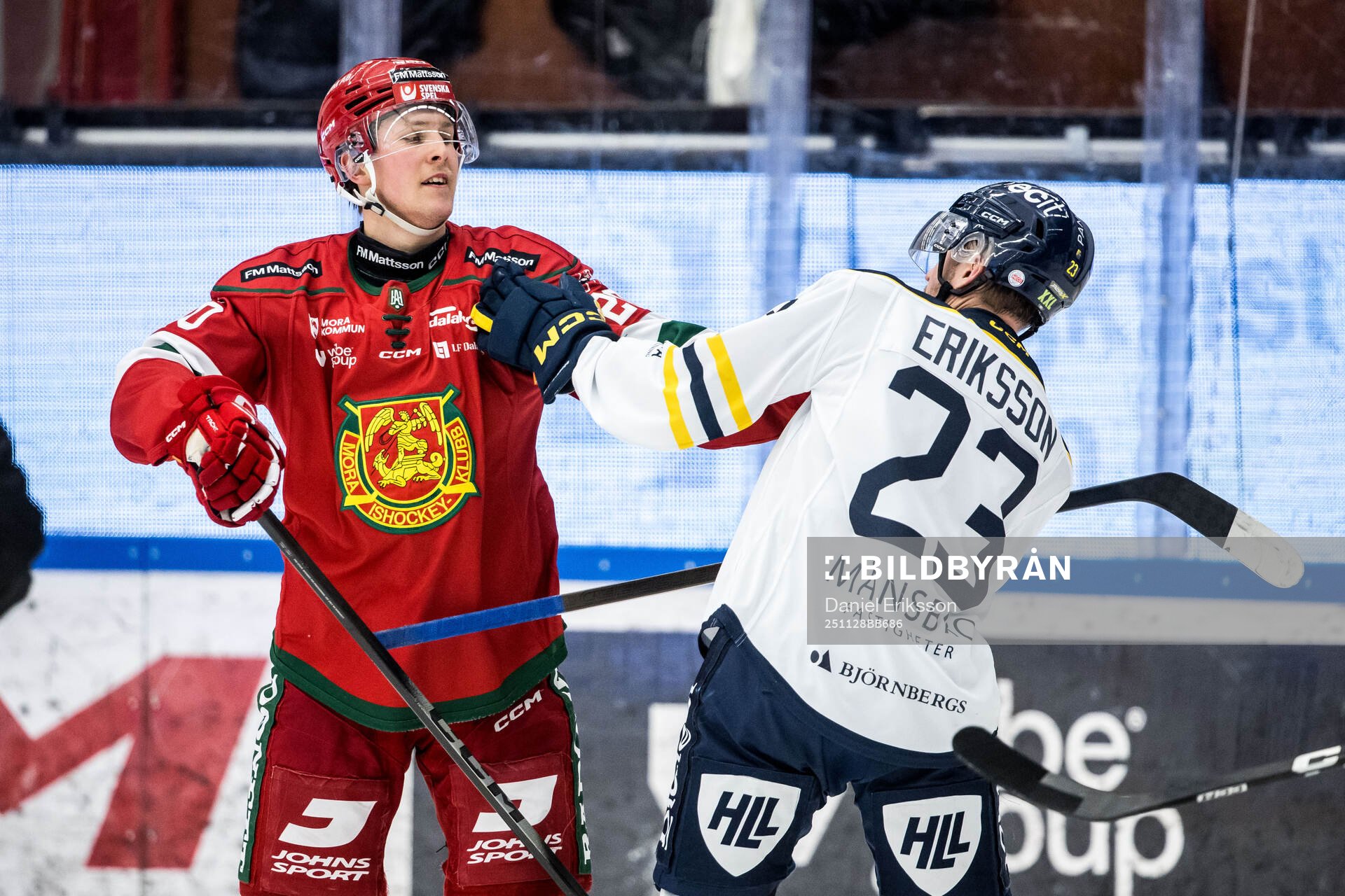 Moras Georg Weigelt och Södertäljes William Eriksson