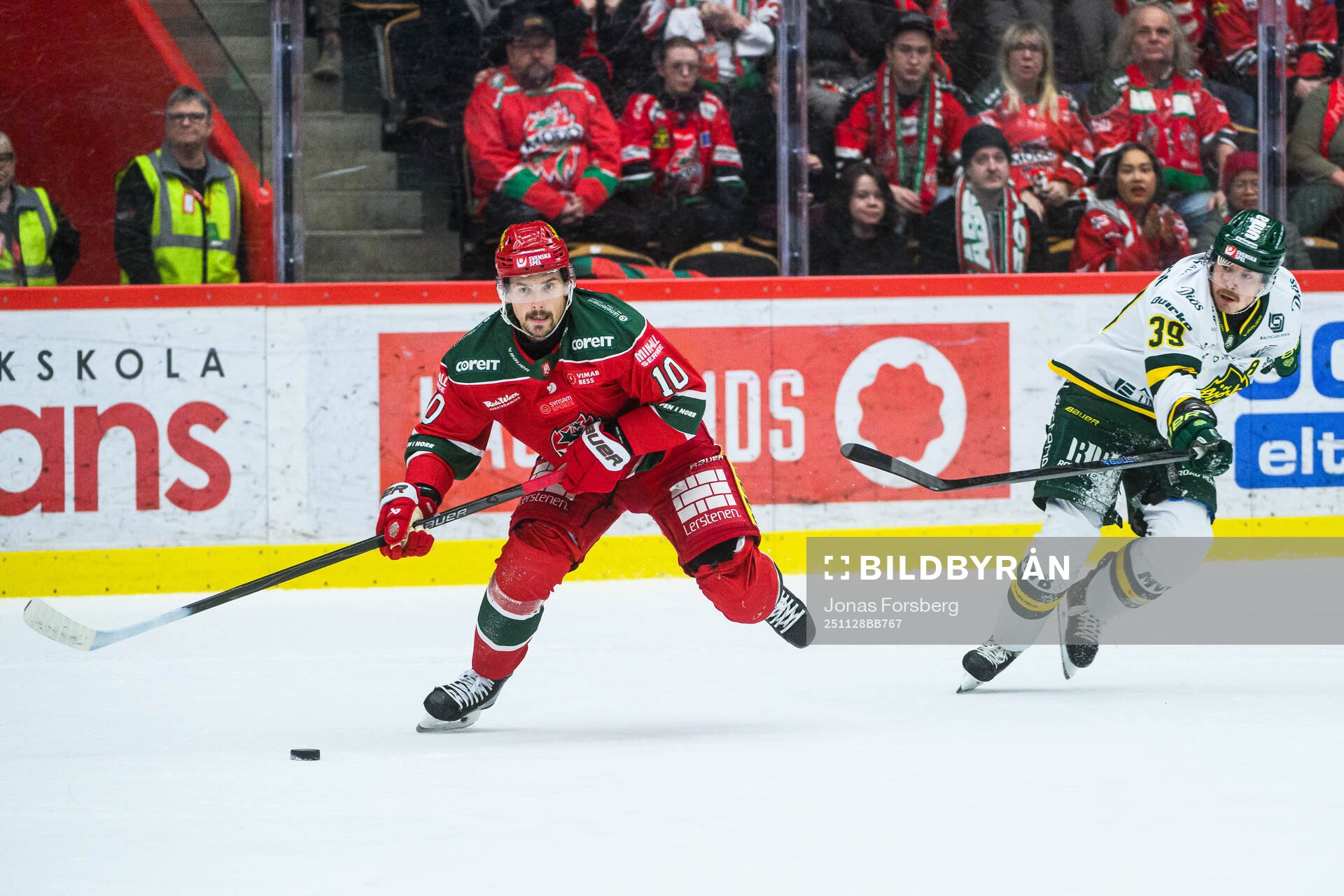 Modos Gerry Fitzgerald och Björklövens Joel Mustonen