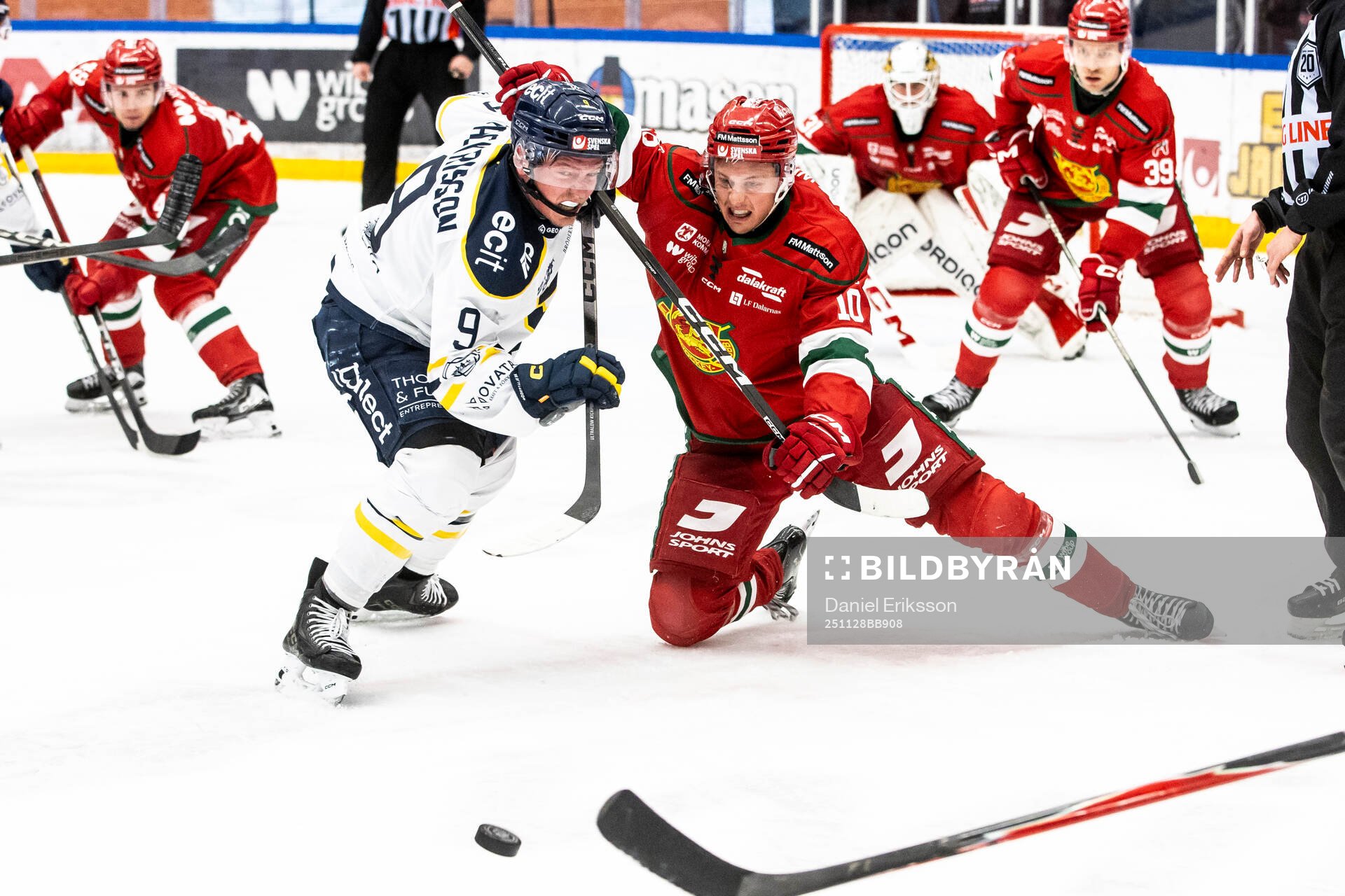 Södertäljes Patrik Zackrisson och Moras Karl Smedberg