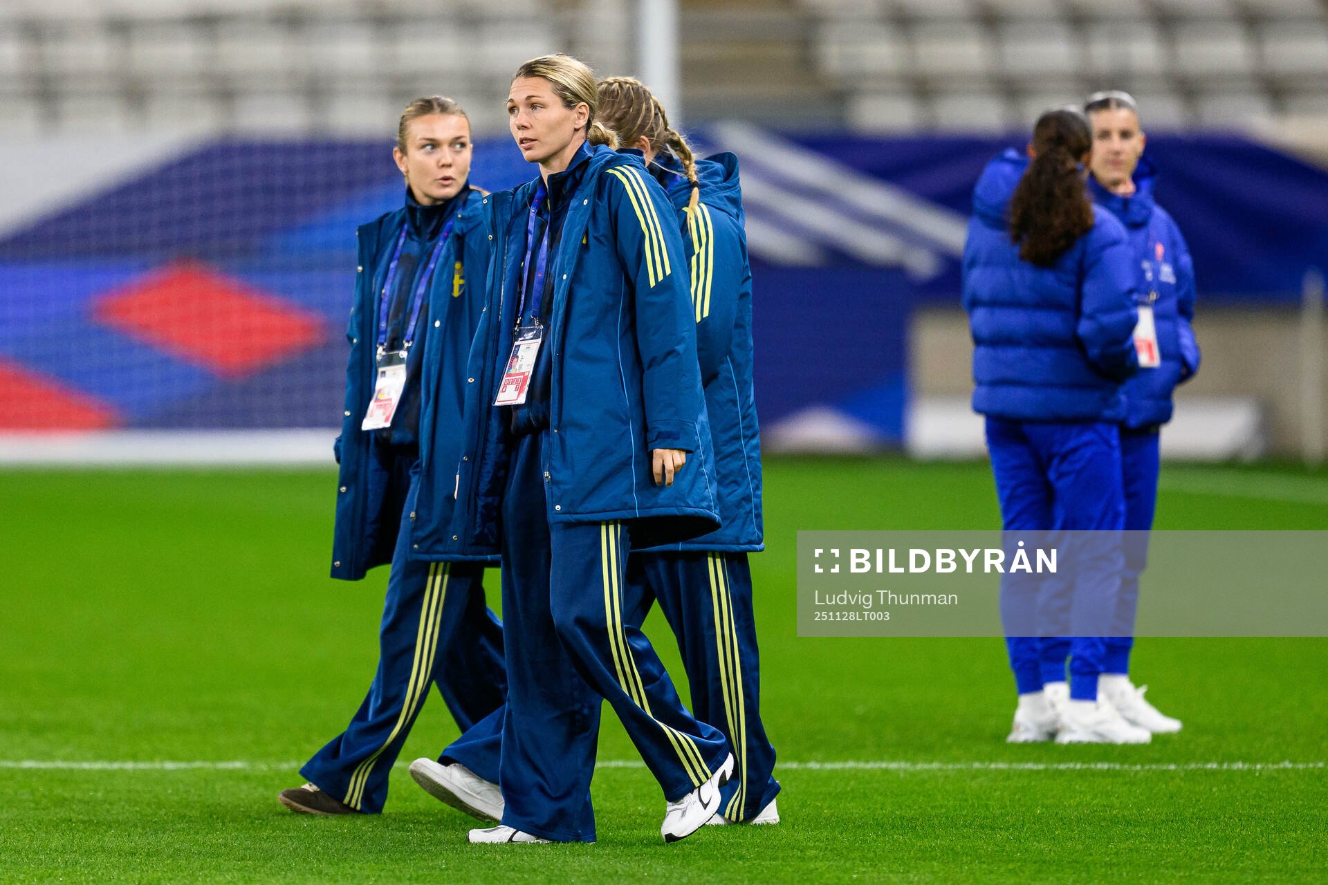 Goalkeeper Jennifer Falk of Sweden