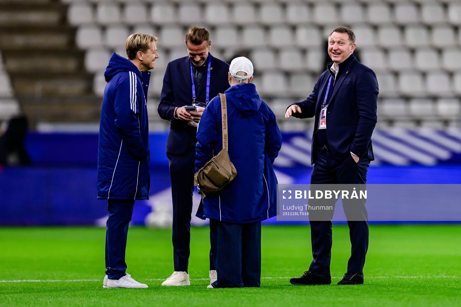 Head coach Tony Gustavsson, team leader Magnus Andersson of