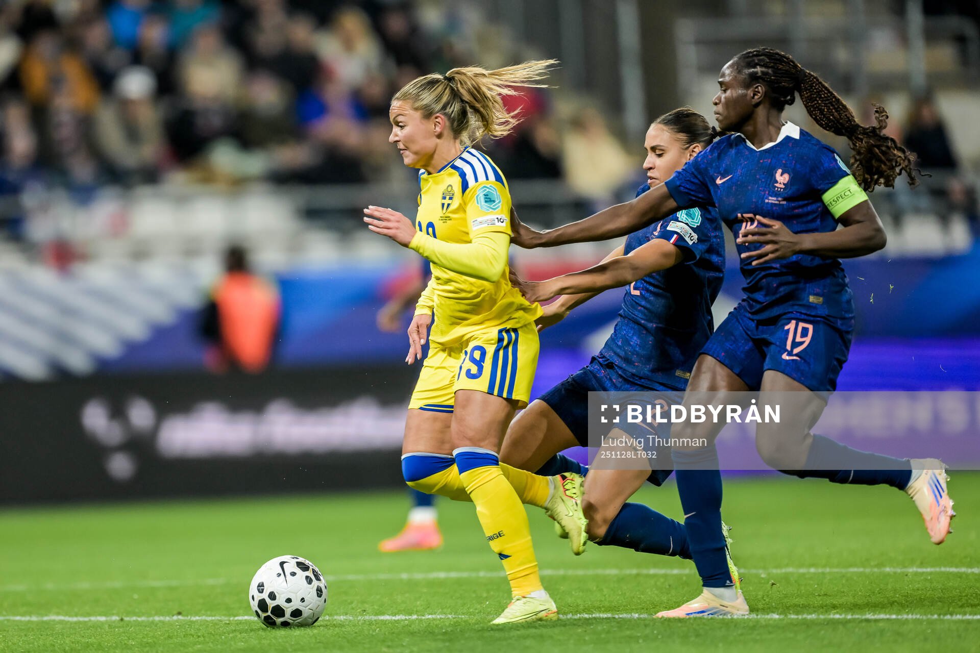 Johanna Rytting Kaneryd of Sweden against Maelle Lakrar and