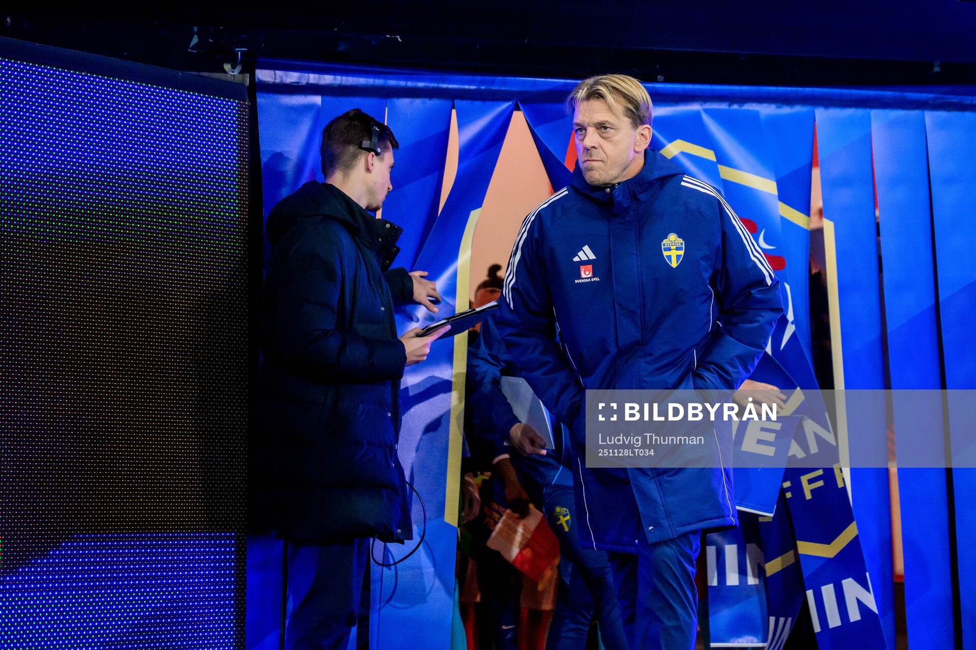 Head coach Tony Gustavsson of Sweden