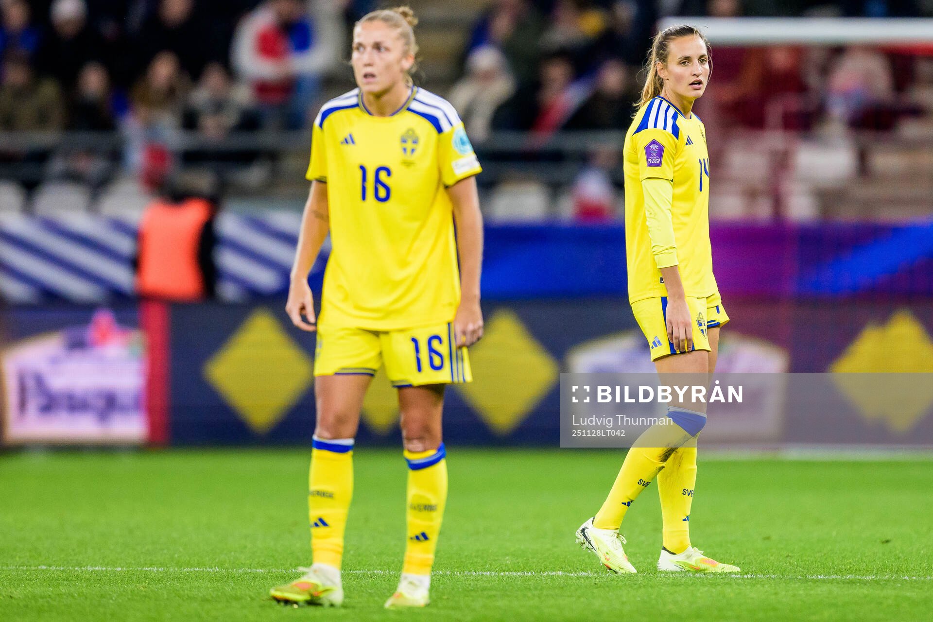 Filippa Angeldahl and Nathalie Björn of Sweden