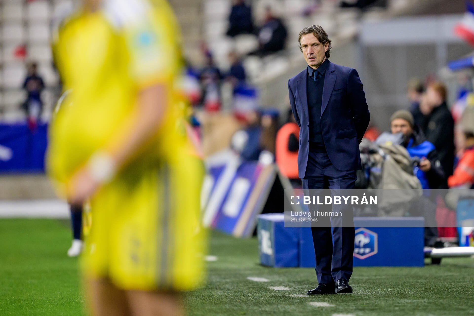 Head coach Laurent Bonadei of France