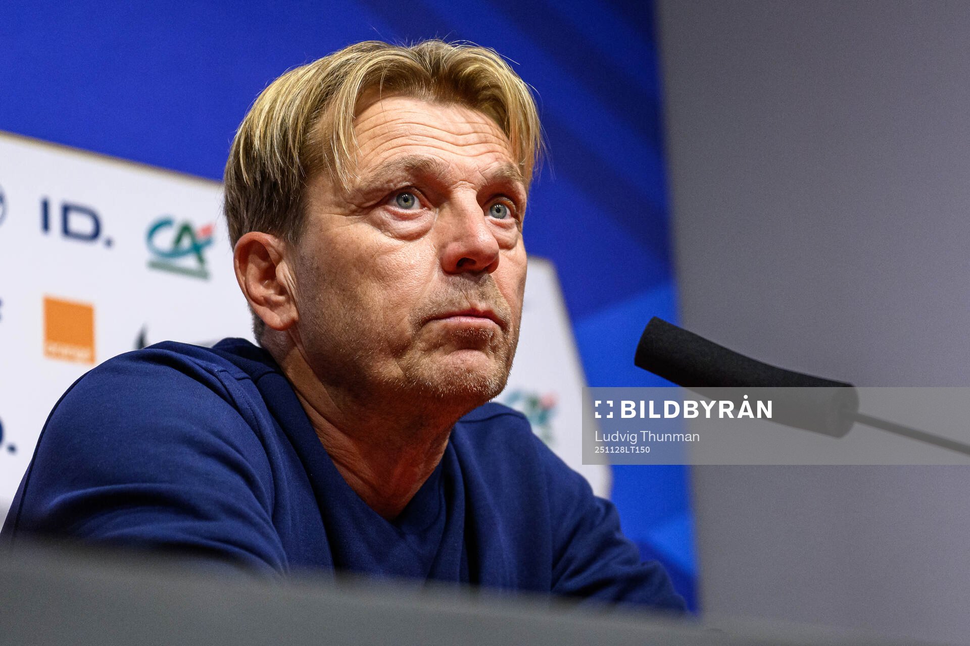 Head coach Tony Gustavsson of Sweden