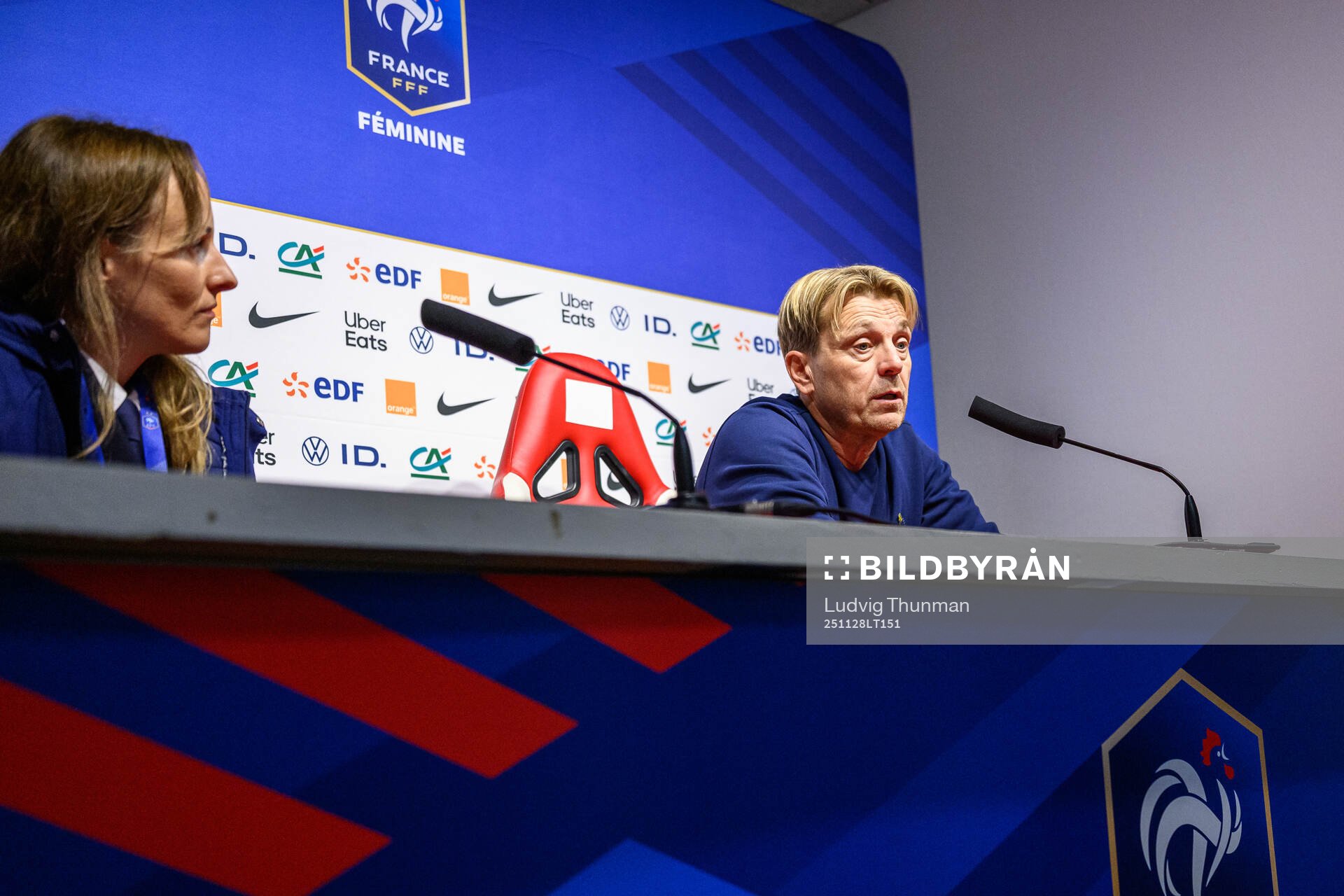 Head coach Tony Gustavsson of Sweden
