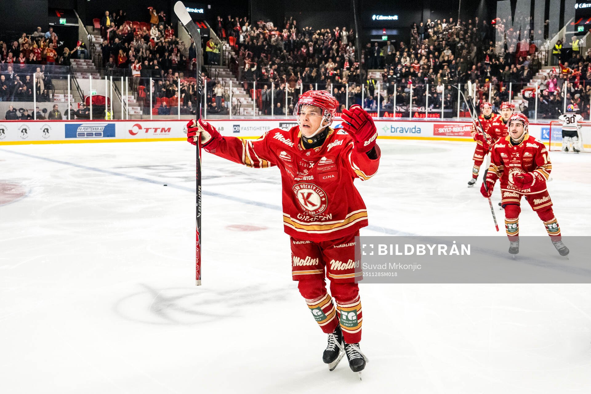 Kalmars Valdemar Johansson jublar