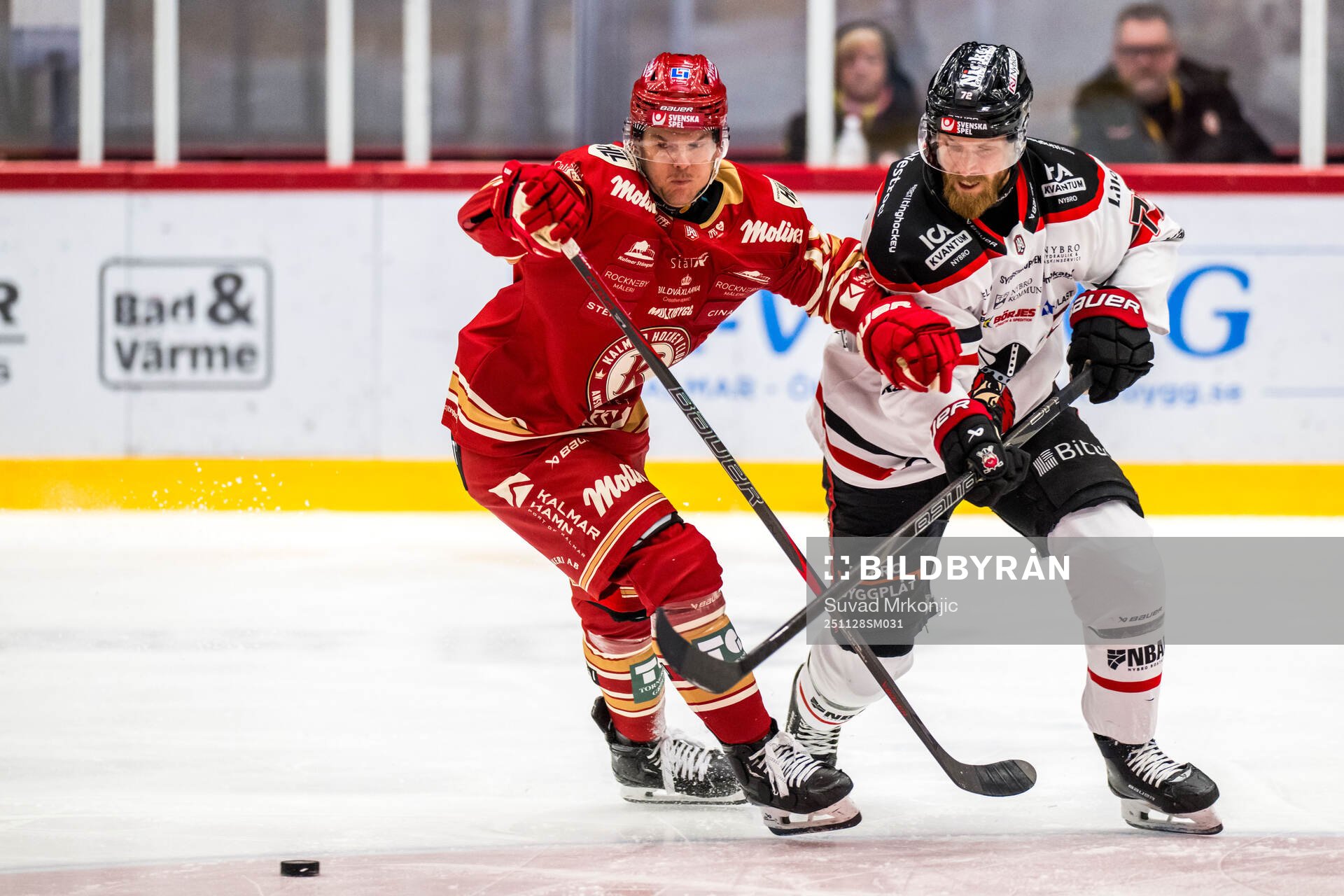 Kalmars Carl-Johan Lerby och Nybros Joachim Rohdin