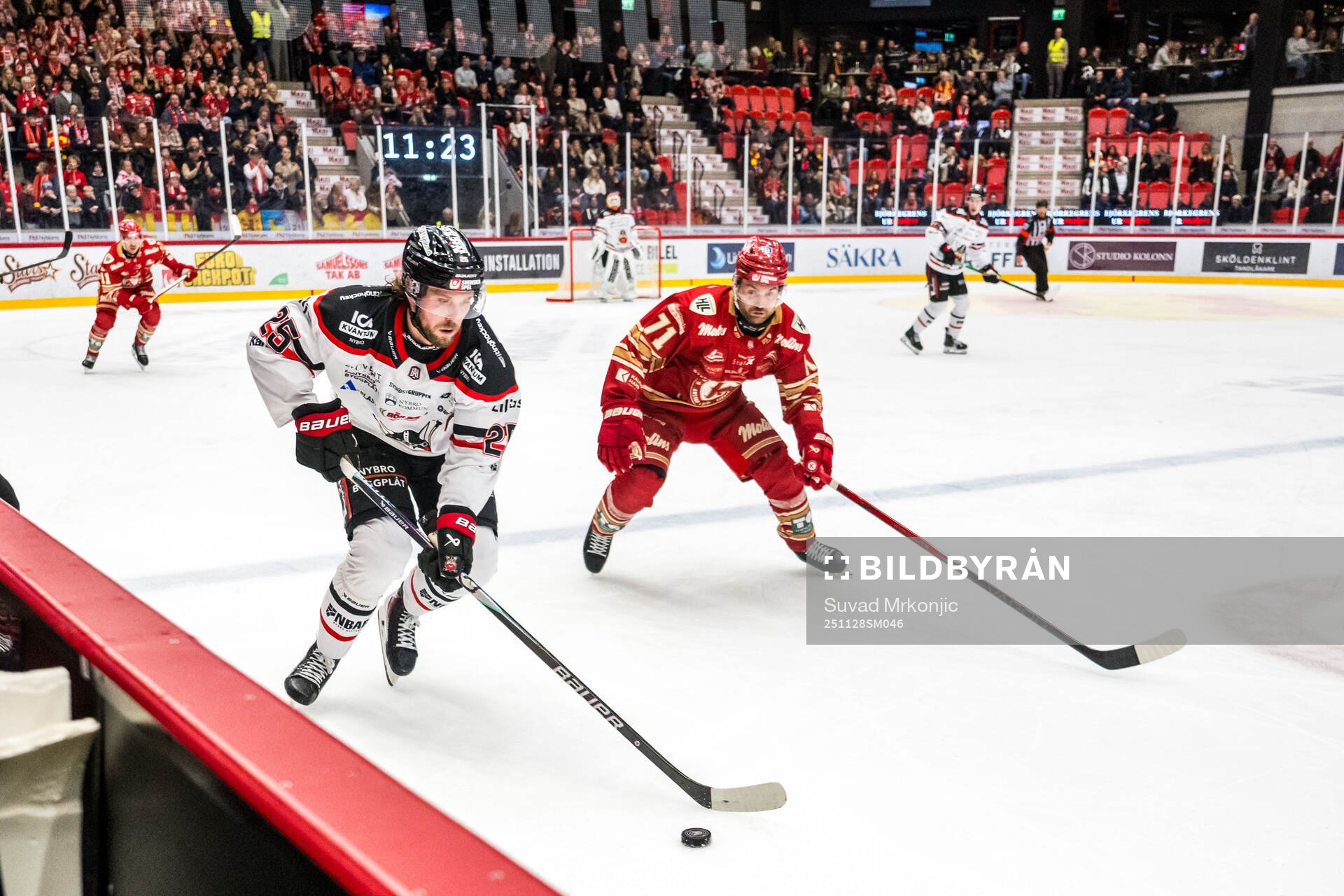Nybros Marcus Bergman och Kalmars Gabriel Olsson