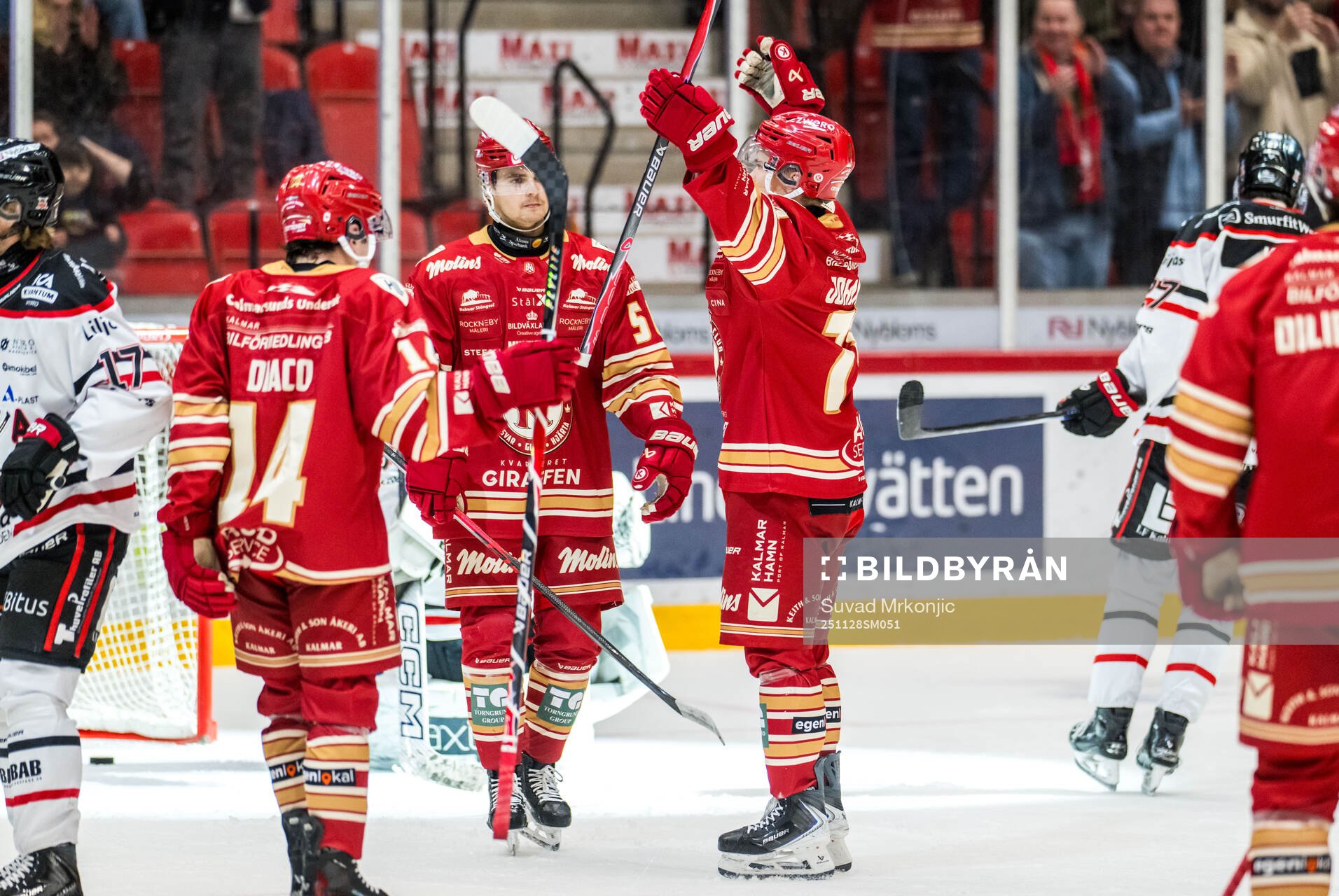 Kalmars Valdemar Johansson jublar