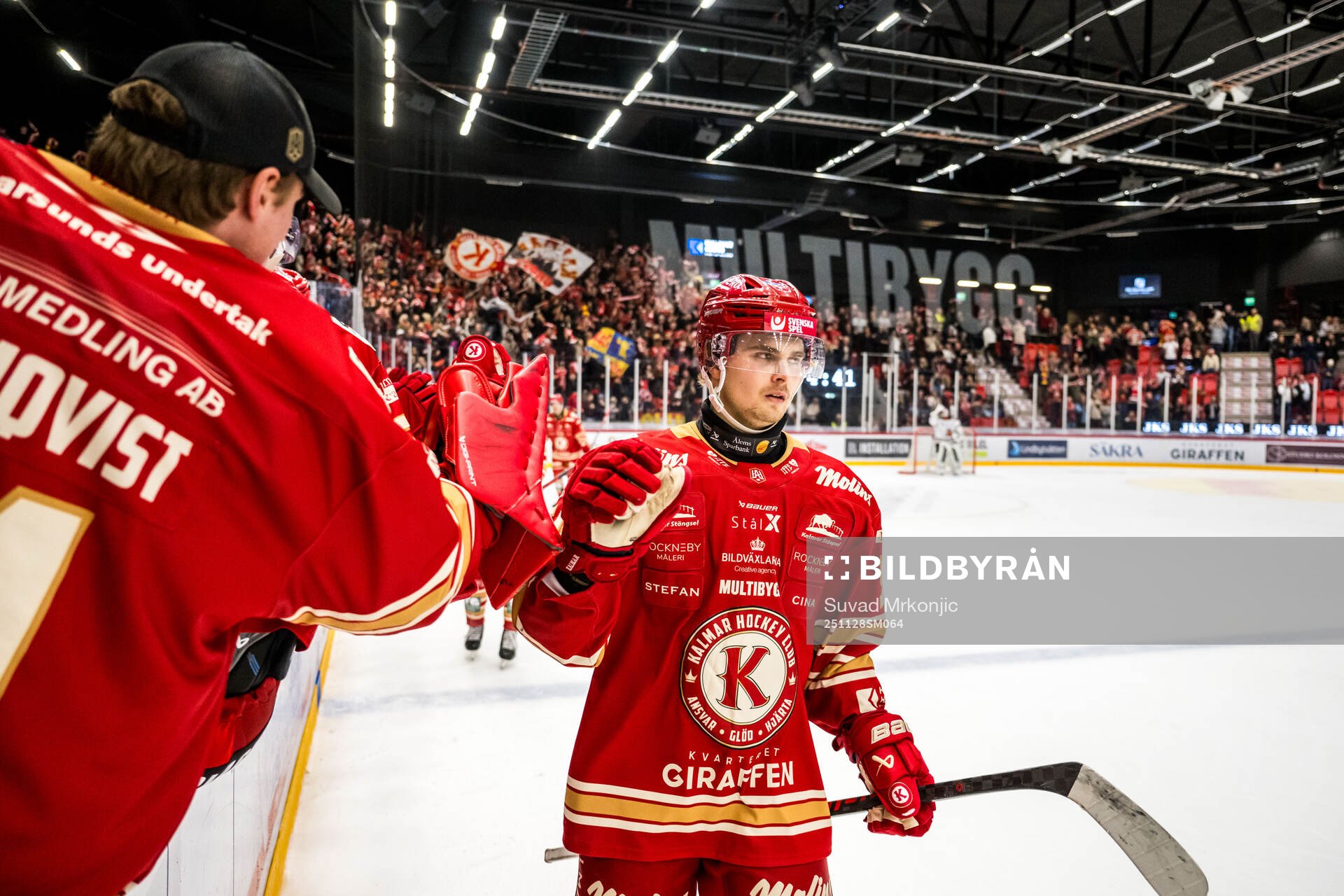 Kalmars Elliot Ekmark jublar