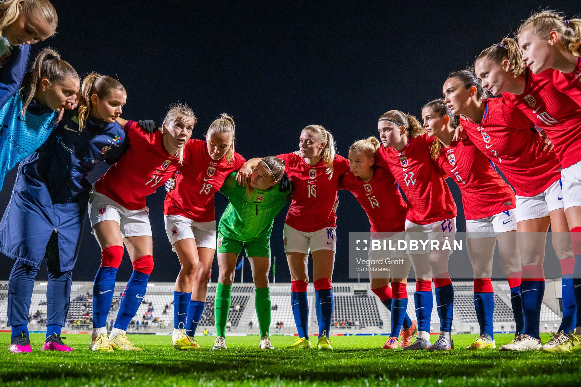 Ada Hegerberg, Frida Maanum, goalkeeper Cecilie