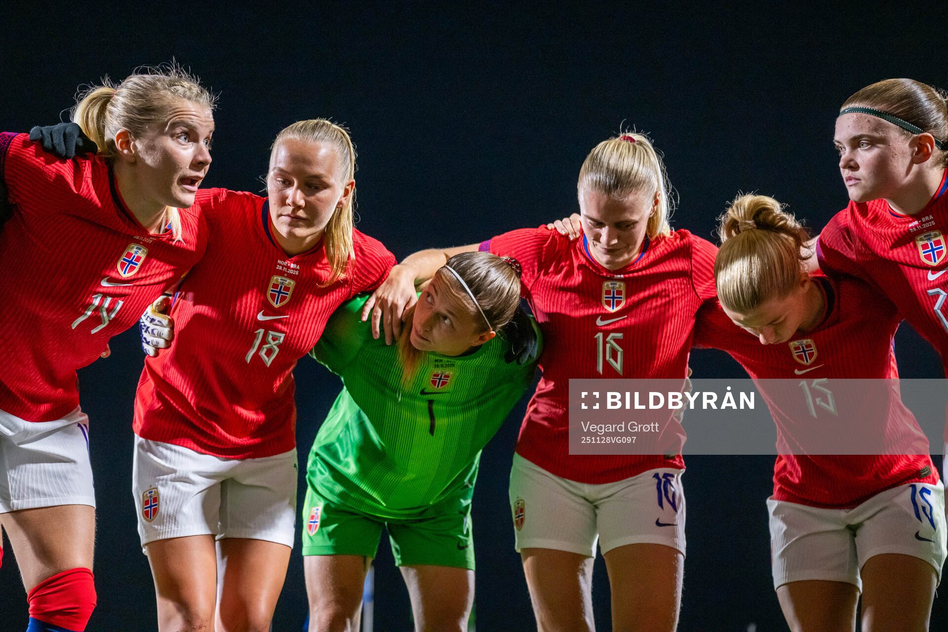 Ada Hegerberg, Frida Maanum, goalkeeper Cecilie