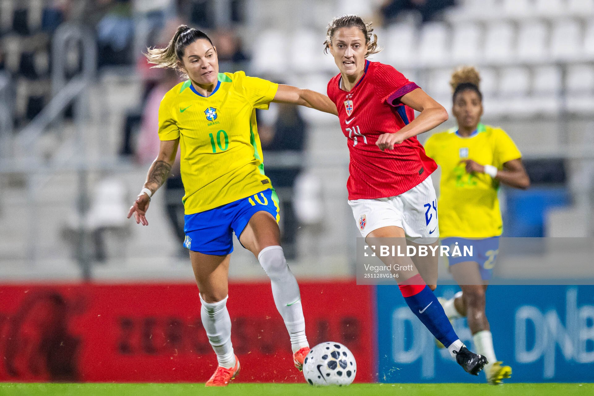 Gabriela Maria Zanotti Demoner of Brazil and Emma Stølen