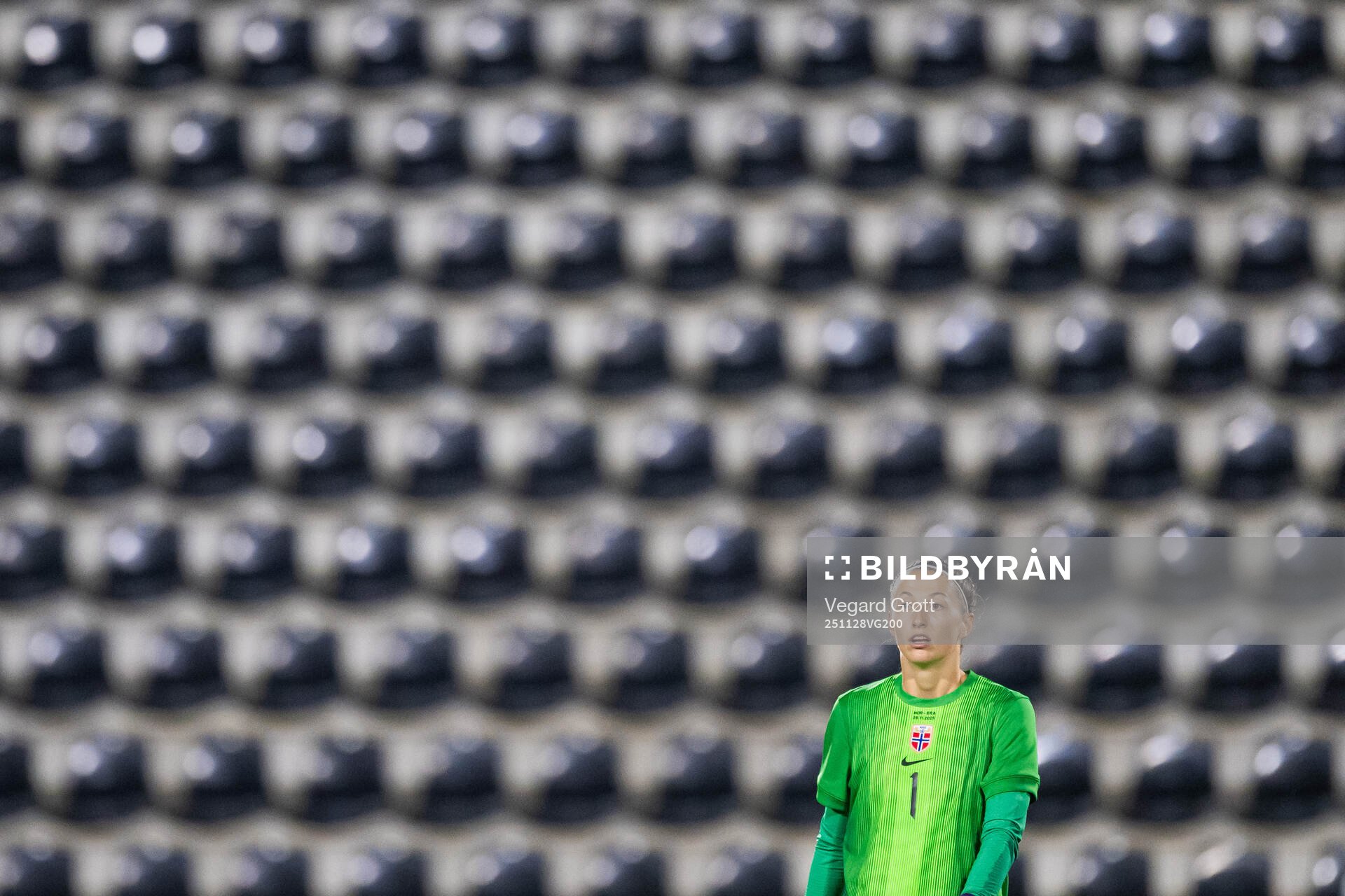 Goalkeeper Cecilie Fiskerstrand of Norway