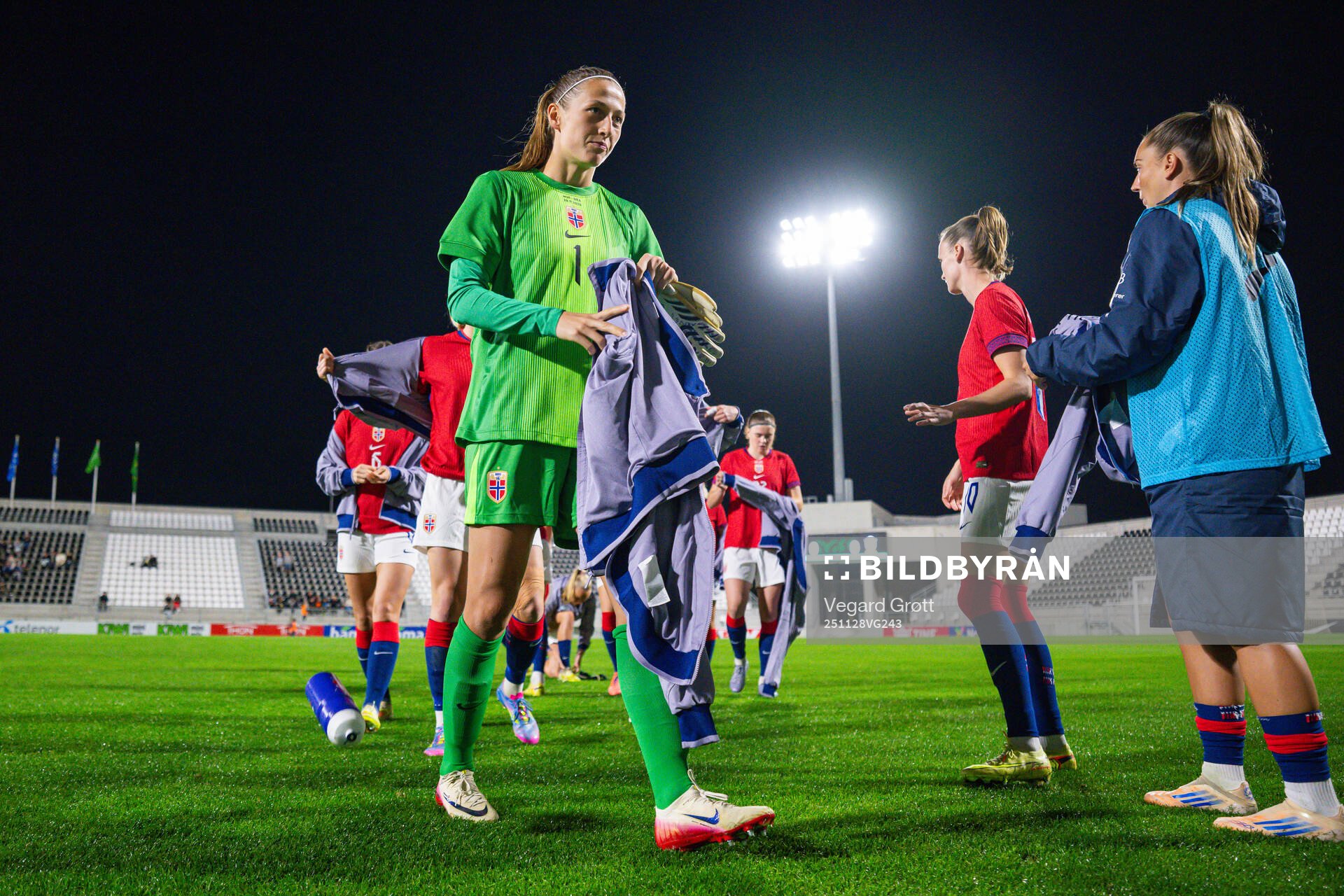 Goalkeeper Cecilie Fiskerstrand of Norway