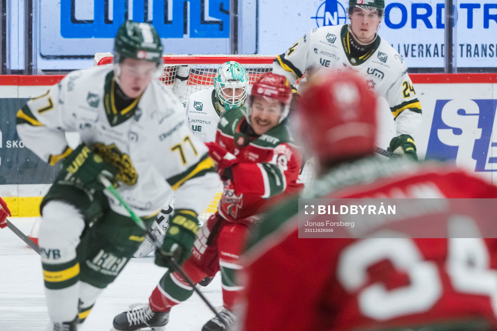 Björklövens målvakt Olle Eriksson Ek