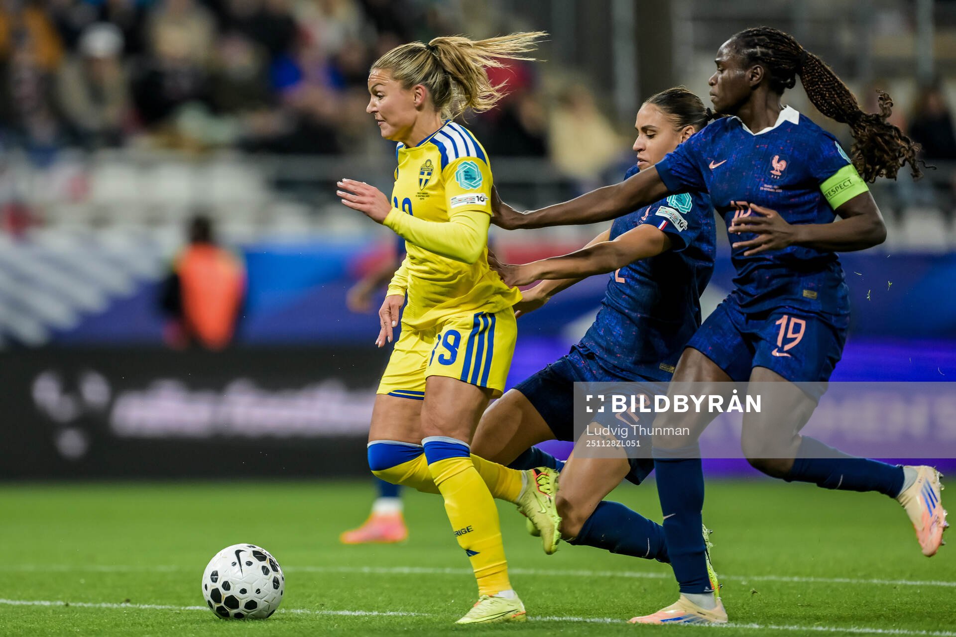 Johanna Rytting Kaneryd of Sweden against Maelle Lakrar and