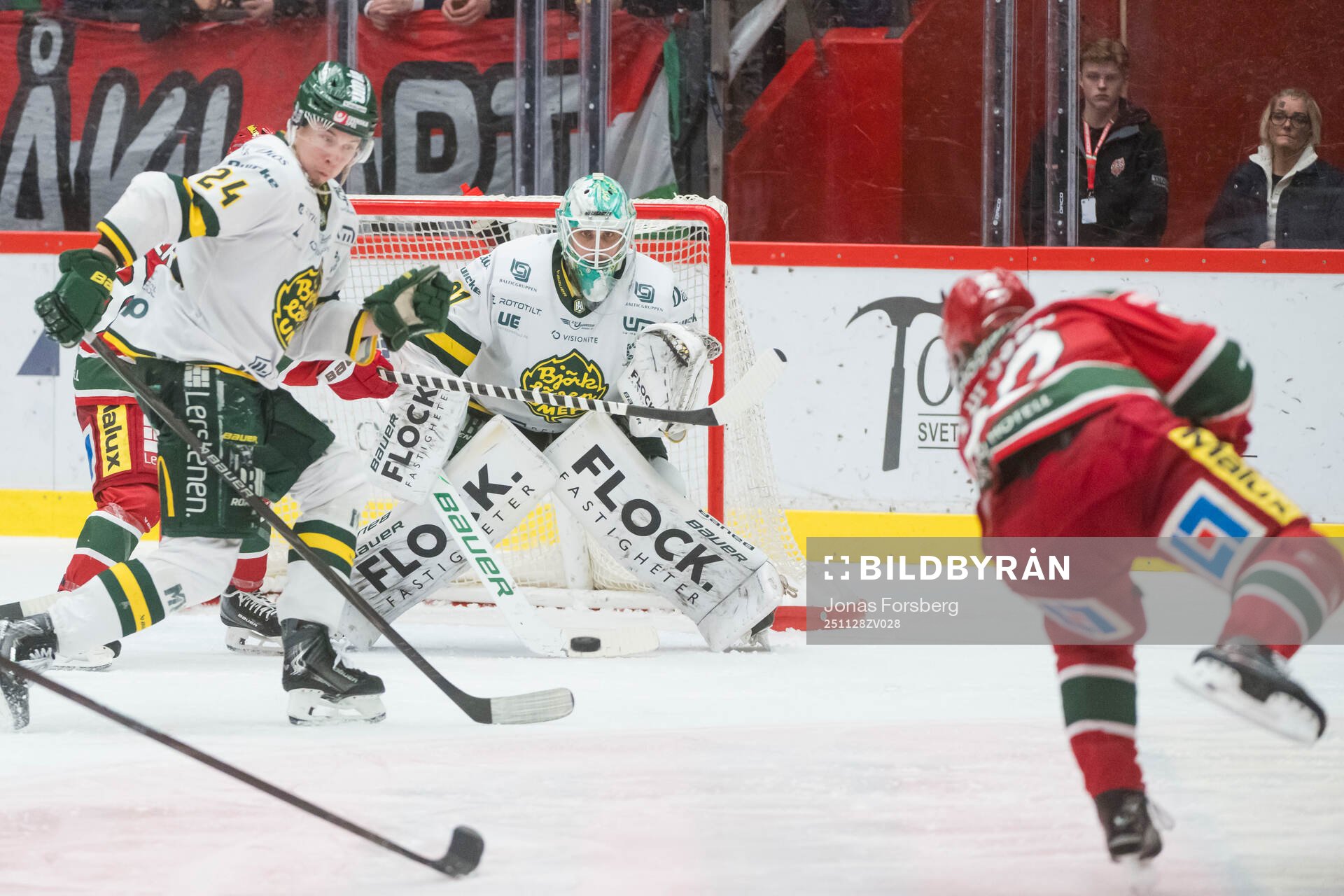 Björklövens målvakt Olle Eriksson Ek