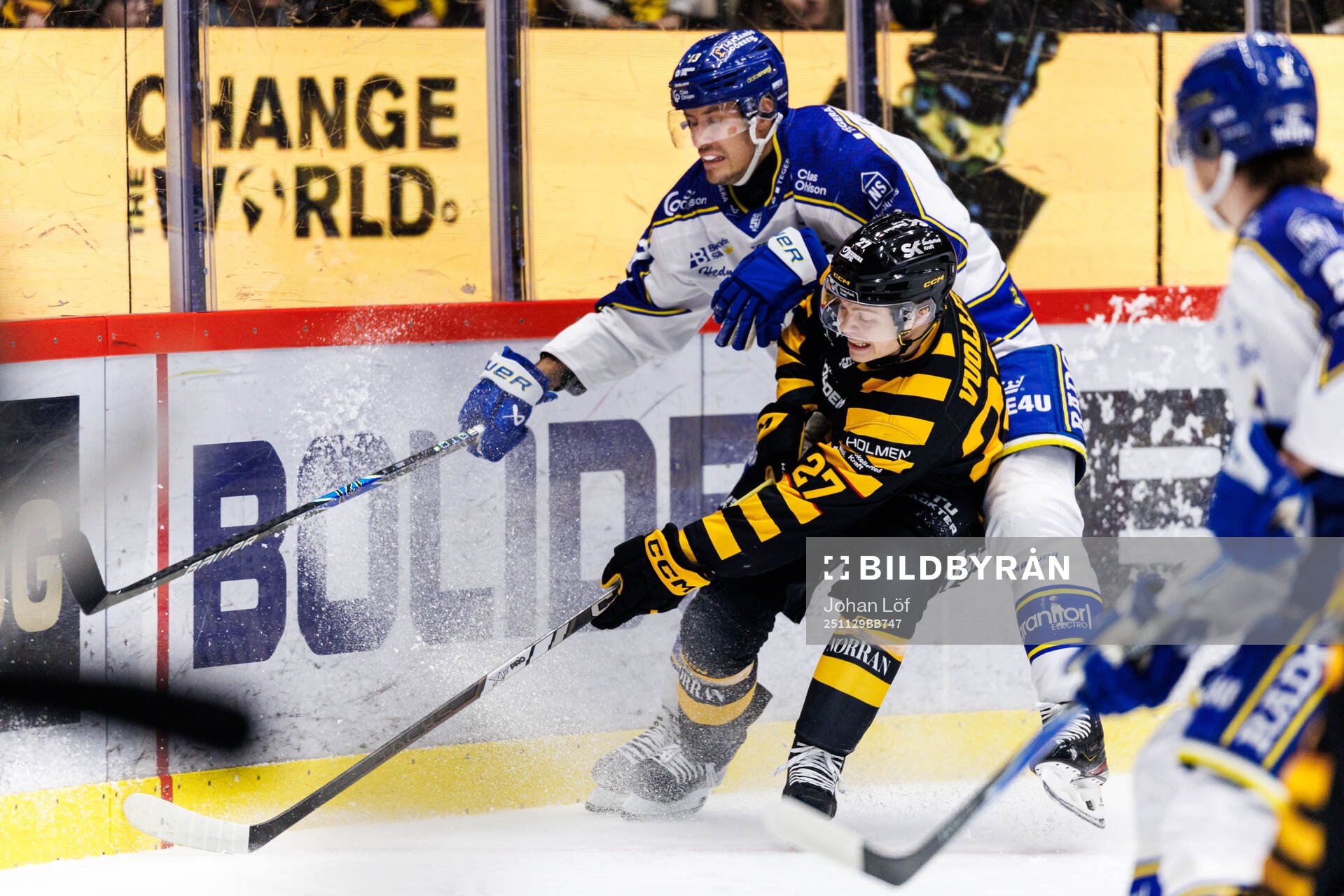 Leksands Jon Knuts och Skellefteås Oskar Vuollet