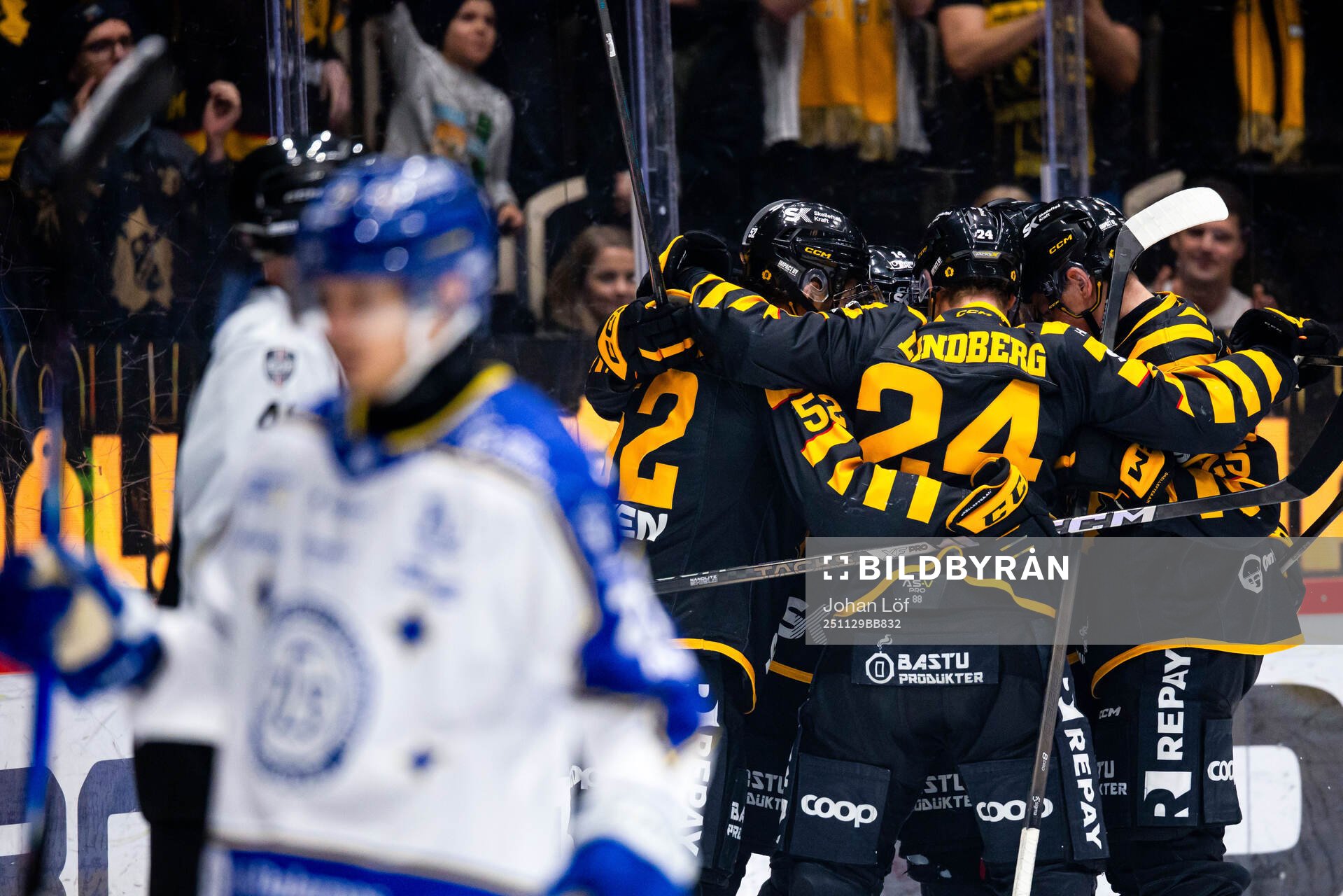 Skellefteås Arvid Lundberg jublar