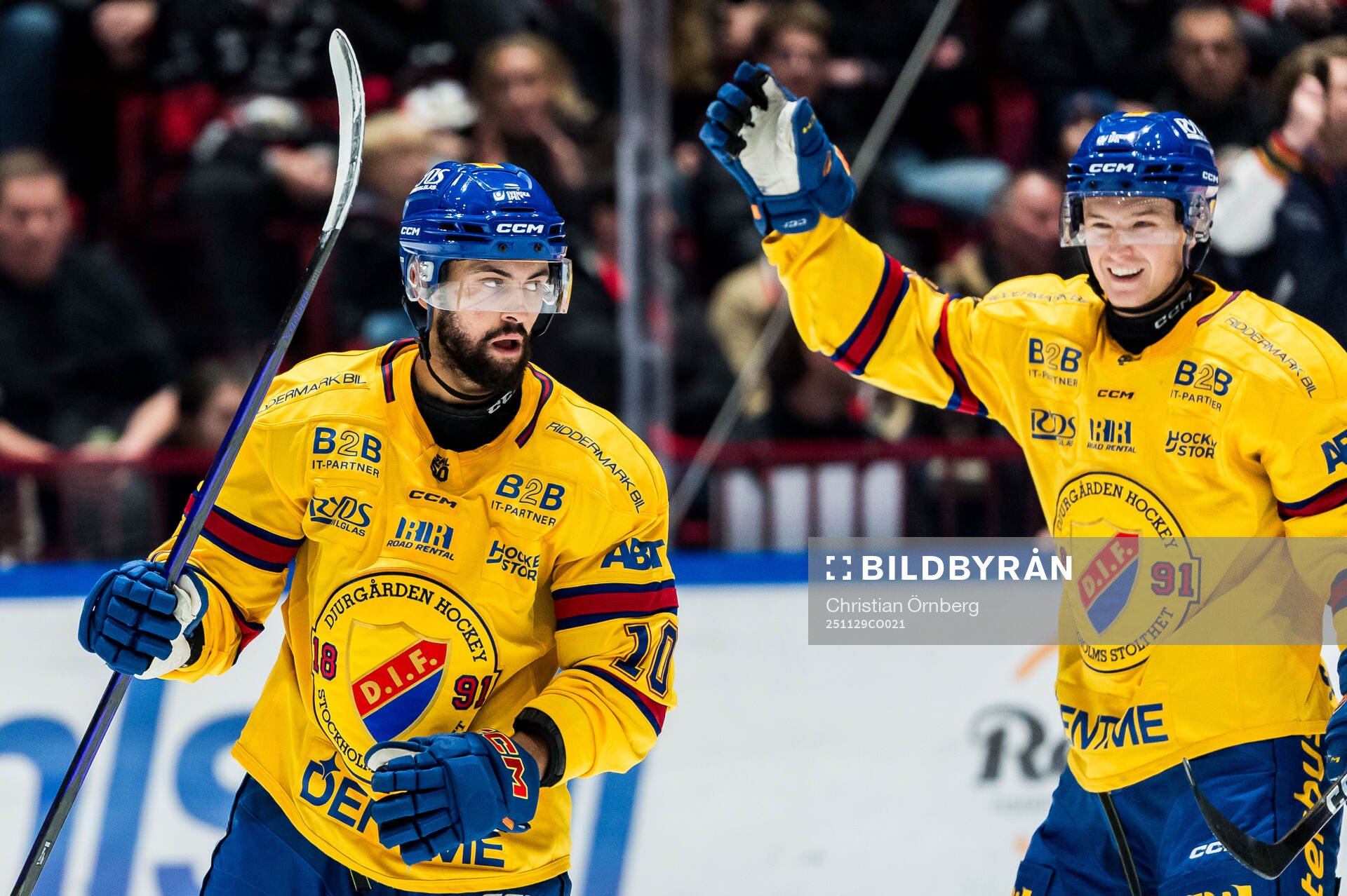 Djurgårdens Oliver Kylington jublar