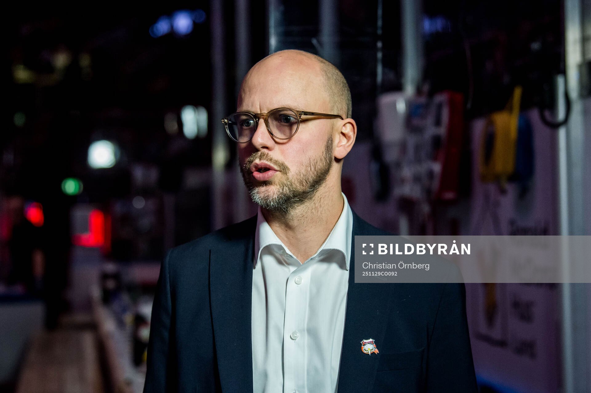 Malmö Redhawks sportchef Oscar Alsenfelt