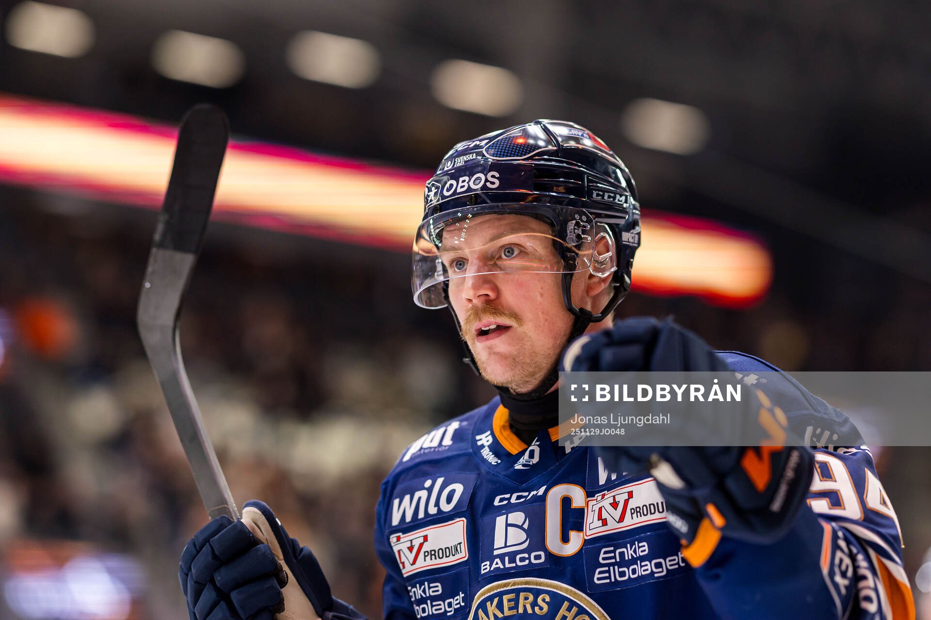 Växjös Joel Persson jublar