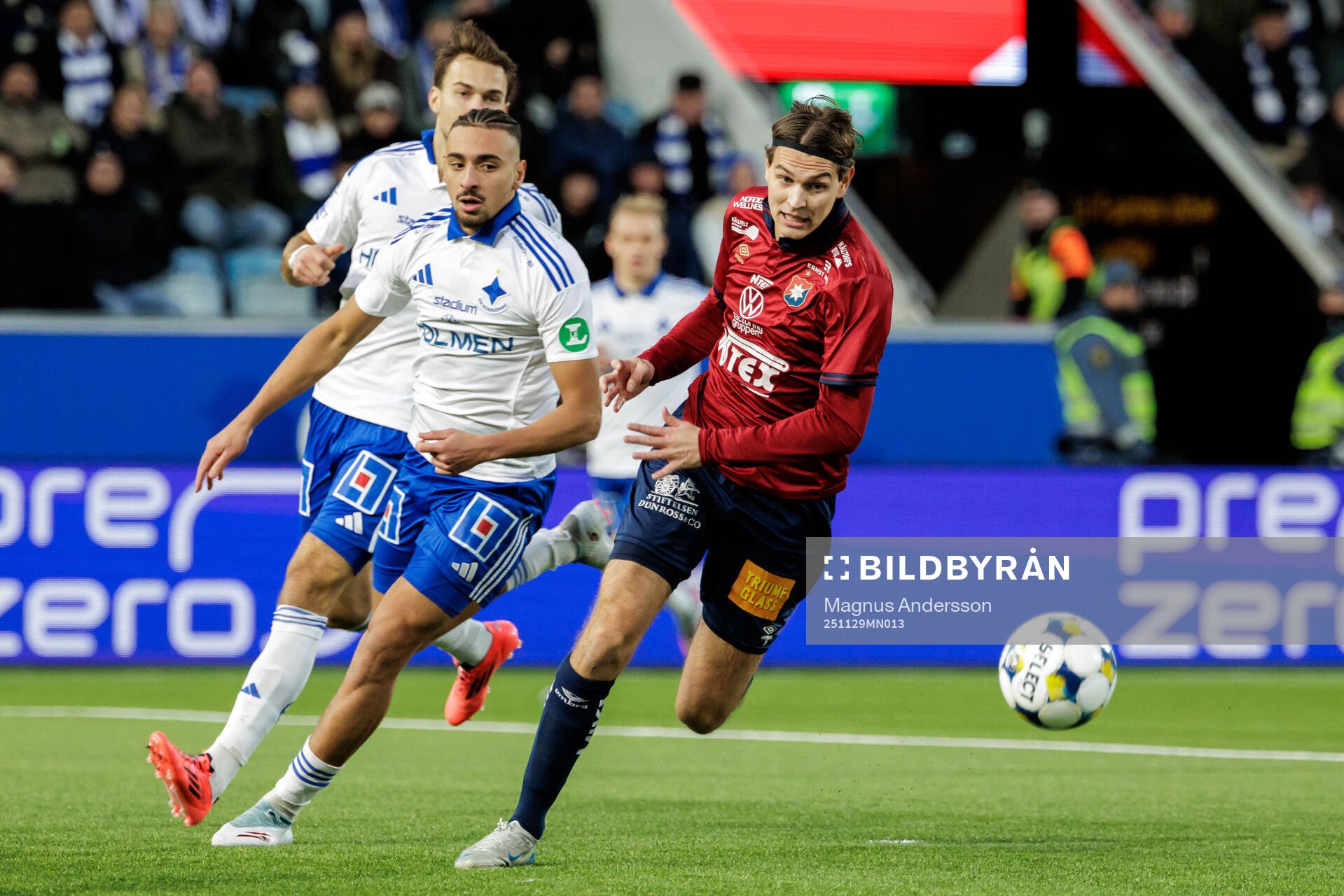 IFK Norrköpings Moutaz Neffati och Örgrytes Noah