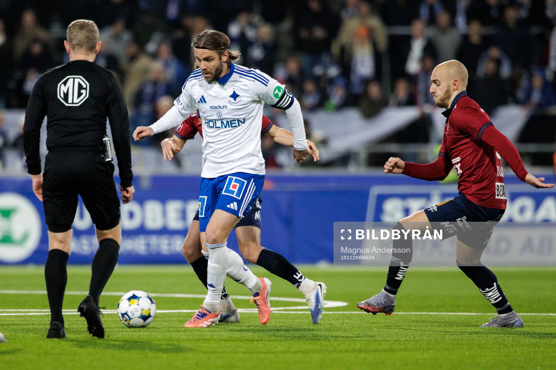 IFK Norrköpings Christoffer Nyman och Örgrytes Amel