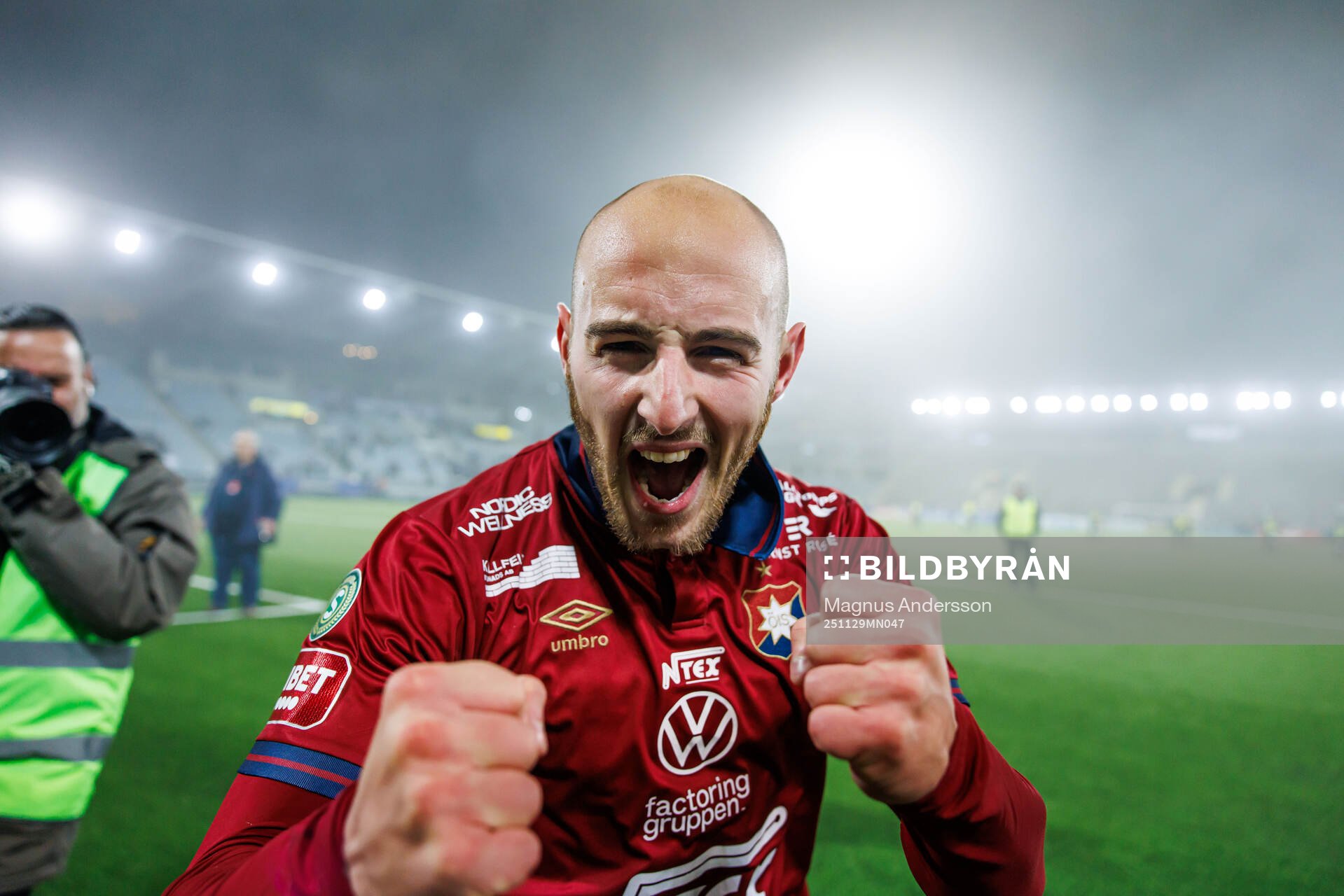 Örgrytes Amel Mujanic jublar