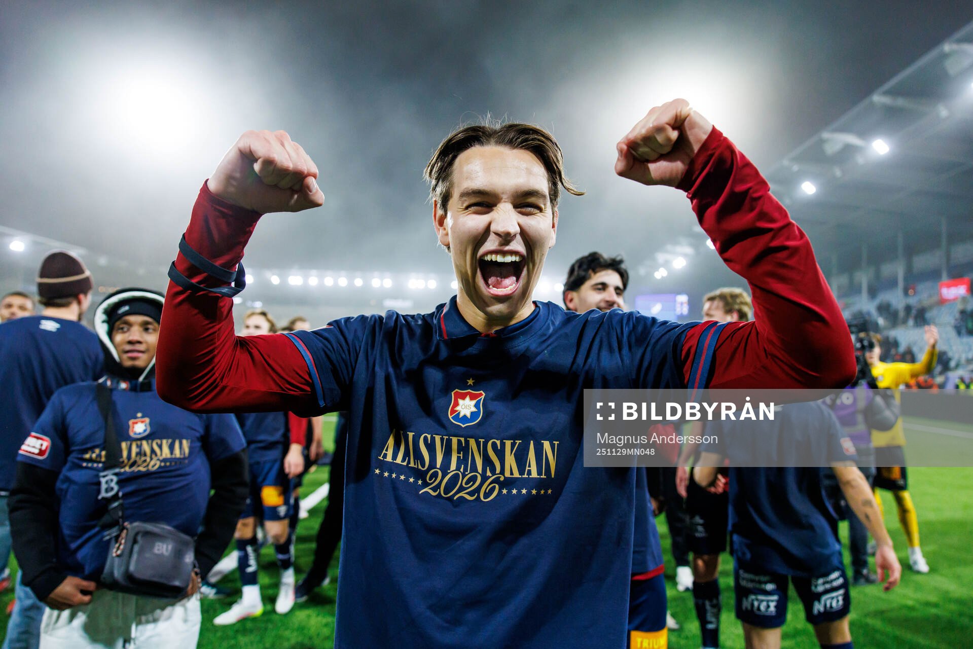 Örgrytes Noah Christoffersson jublar