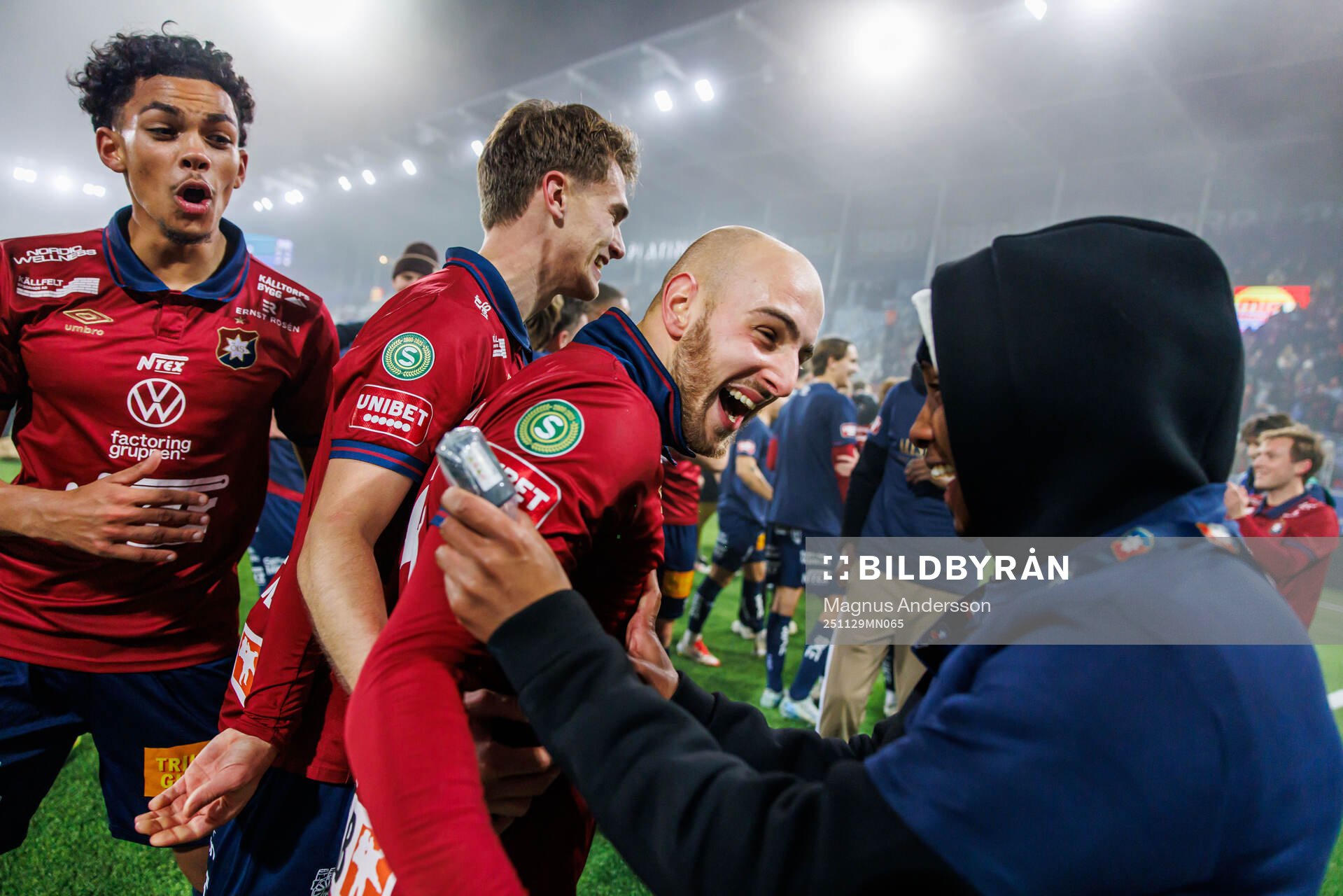 Örgrytes Amel Mujanic jublar