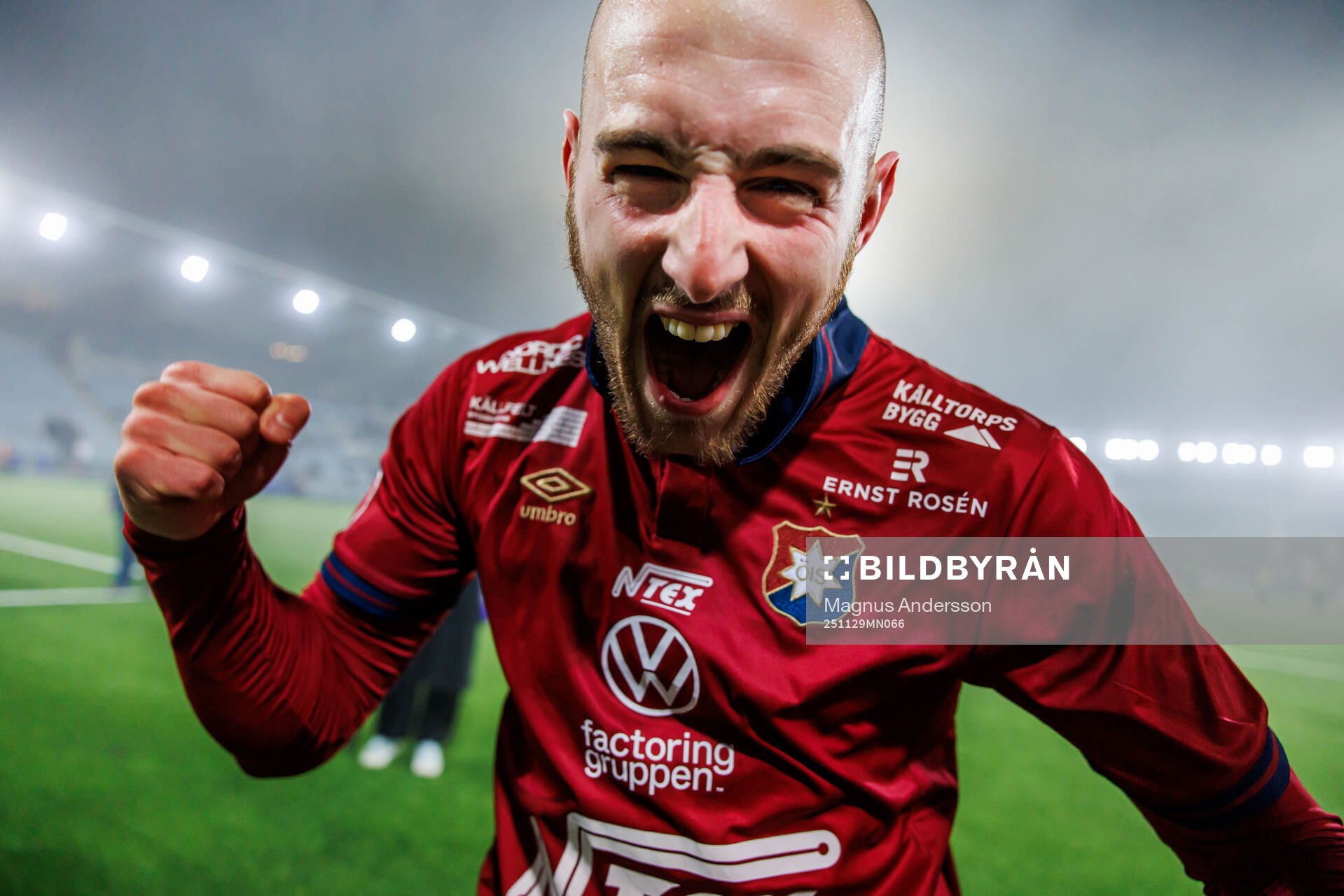 Örgrytes Amel Mujanic jublar