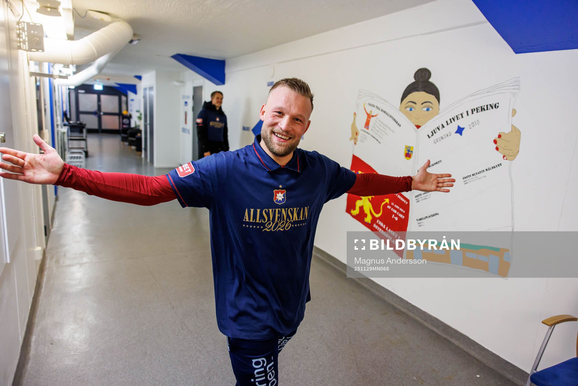 Örgrytes Nicklas Bärkroth jublar