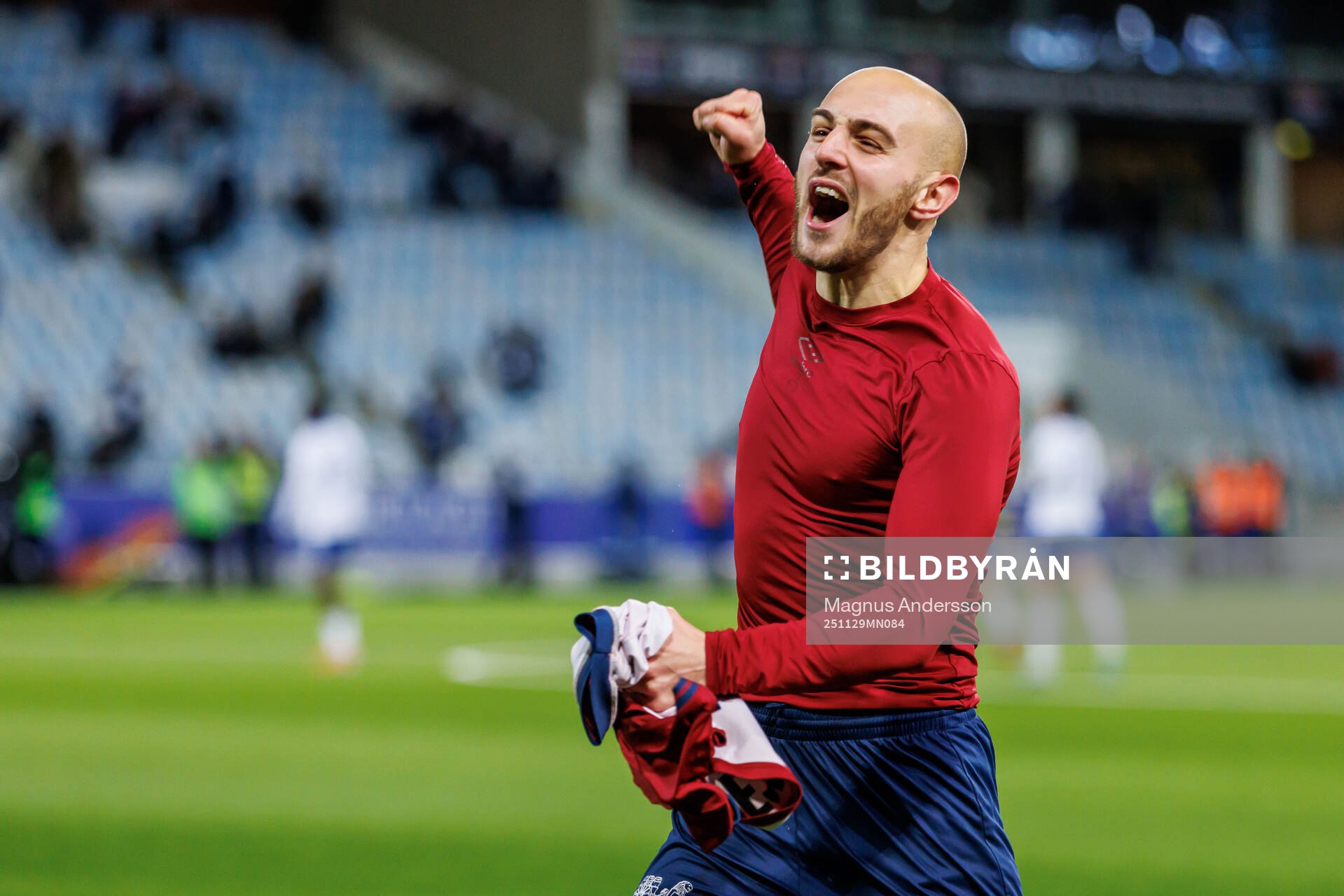 Örgrytes Amel Mujanic jublar