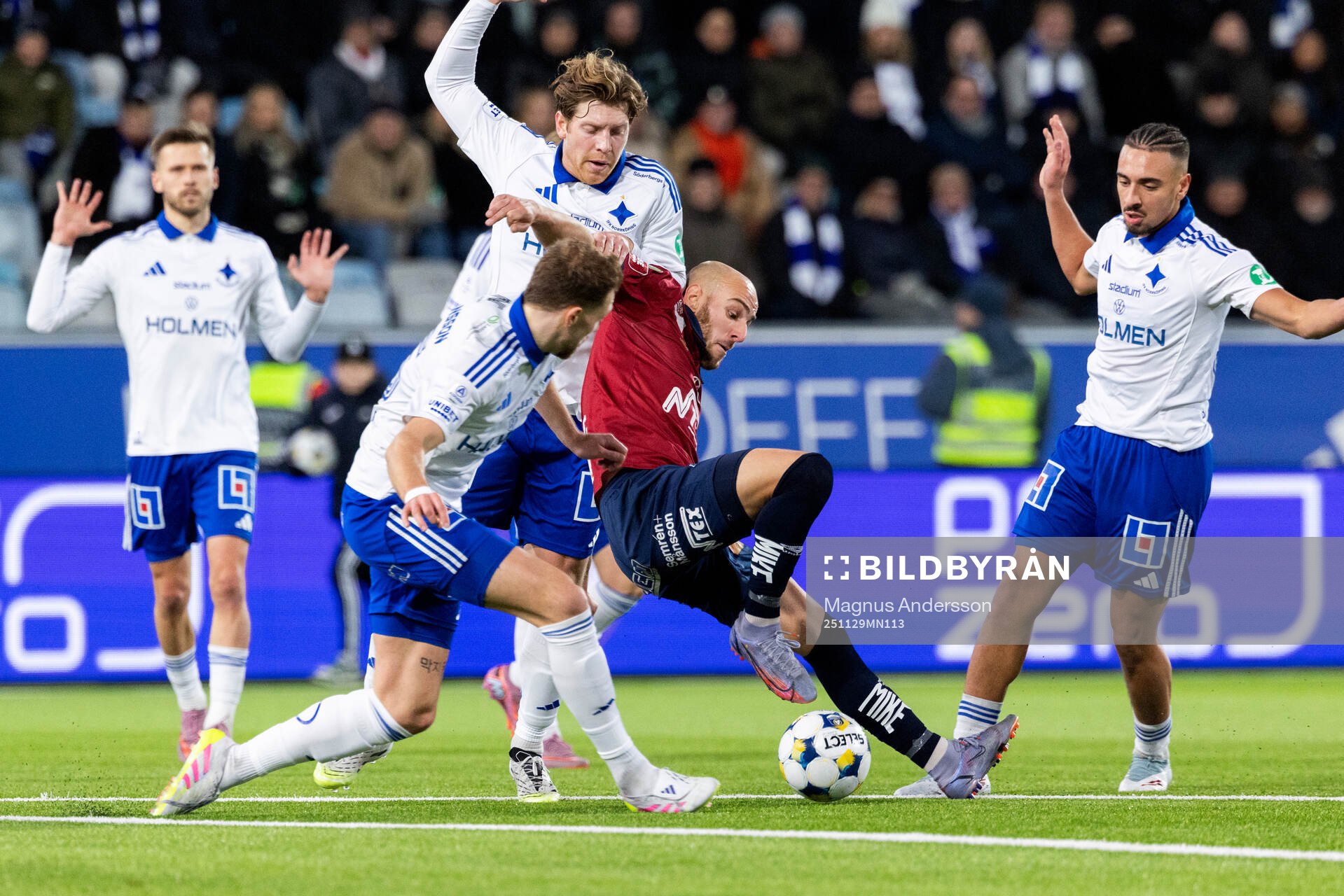 Alexander Fransson och Örgrytes Amel Mujanic
